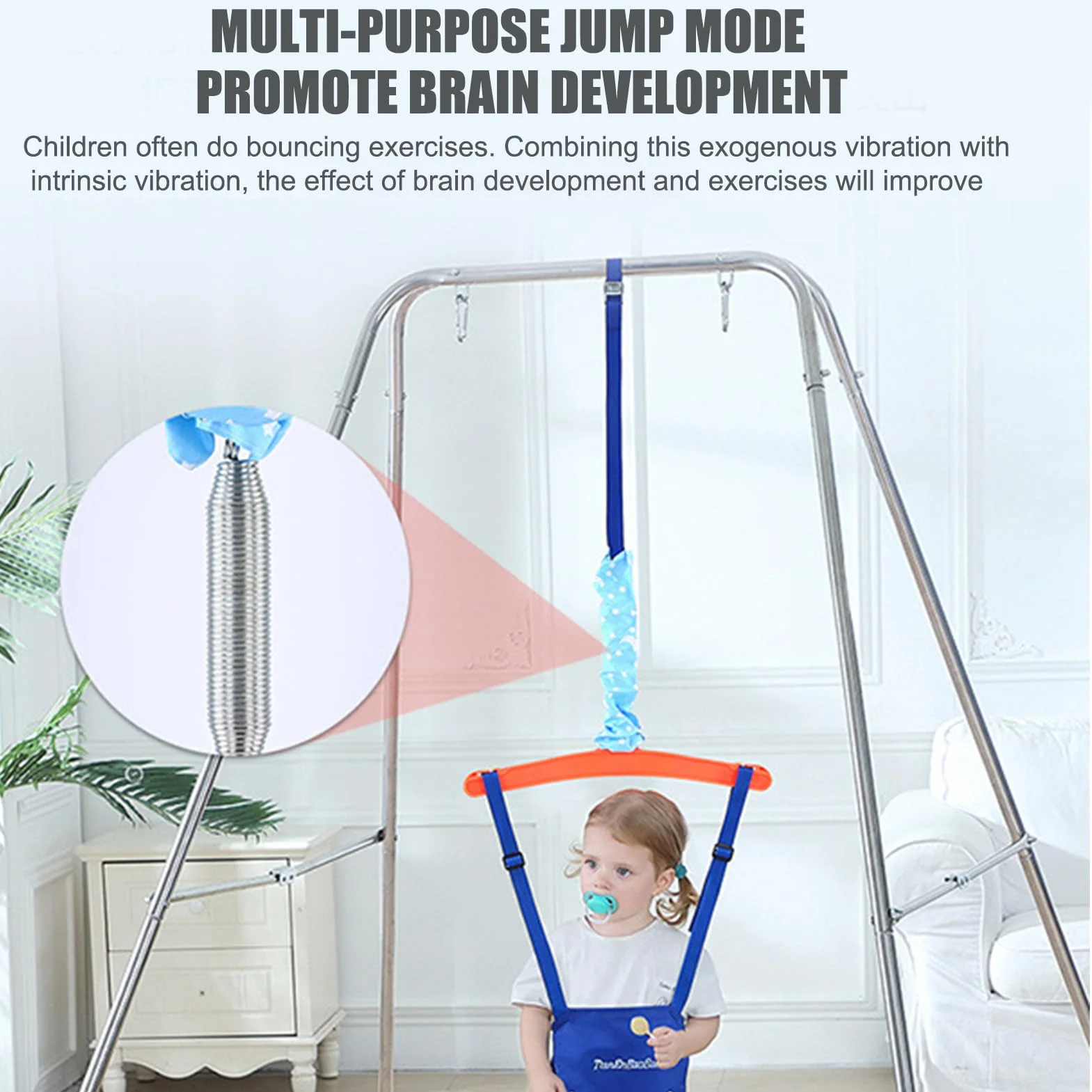 Pullover da porta per bambini – altalena regolabile per bambini, imbracatura da gioco sospesa, comoda seduta, esercizio di sicurezza per | Per i più piccoli, della porta della casa, esercizio