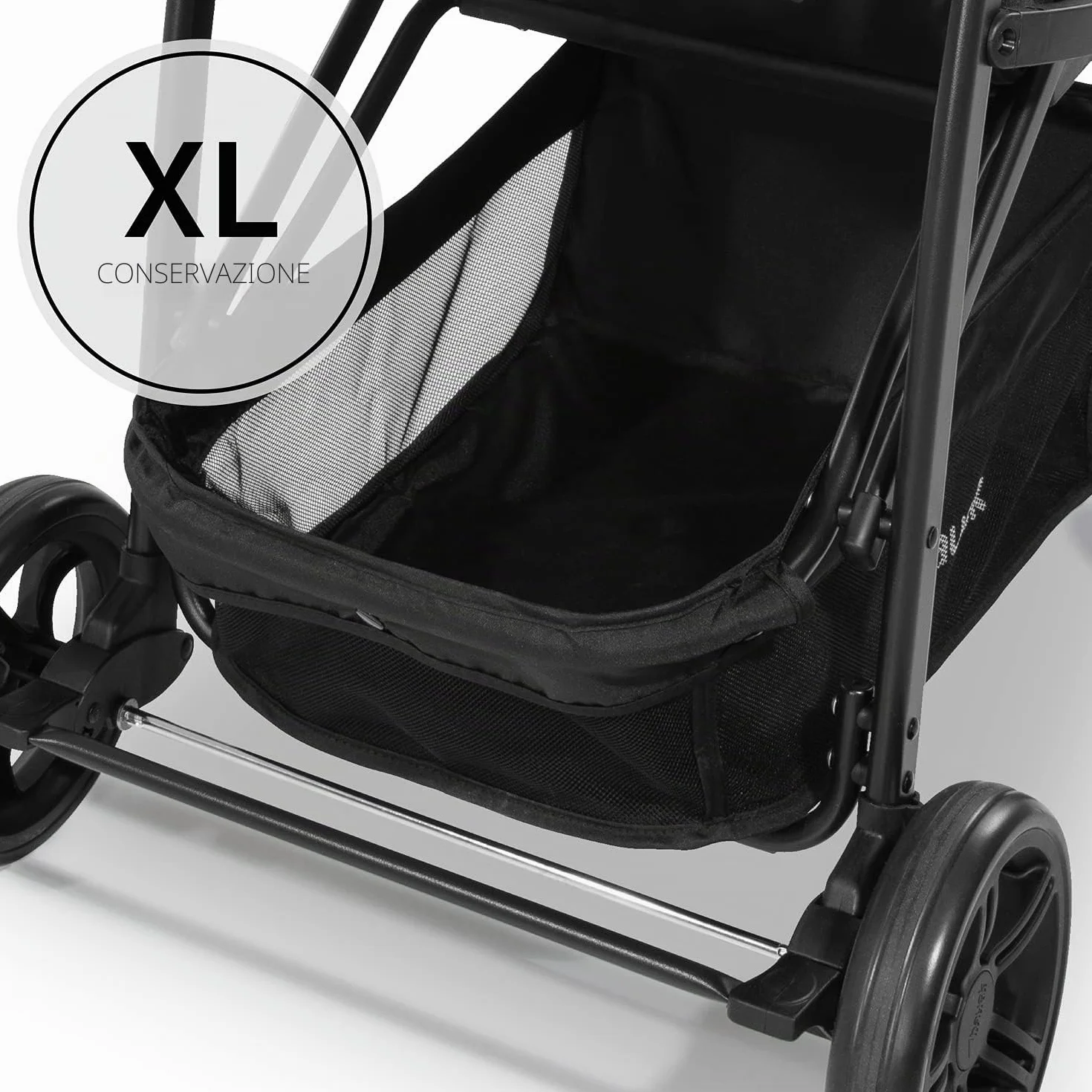 Hauck Rapid 4 Nero Passeggino fino a 22 kg Ruote Antiforatura Pieghevole