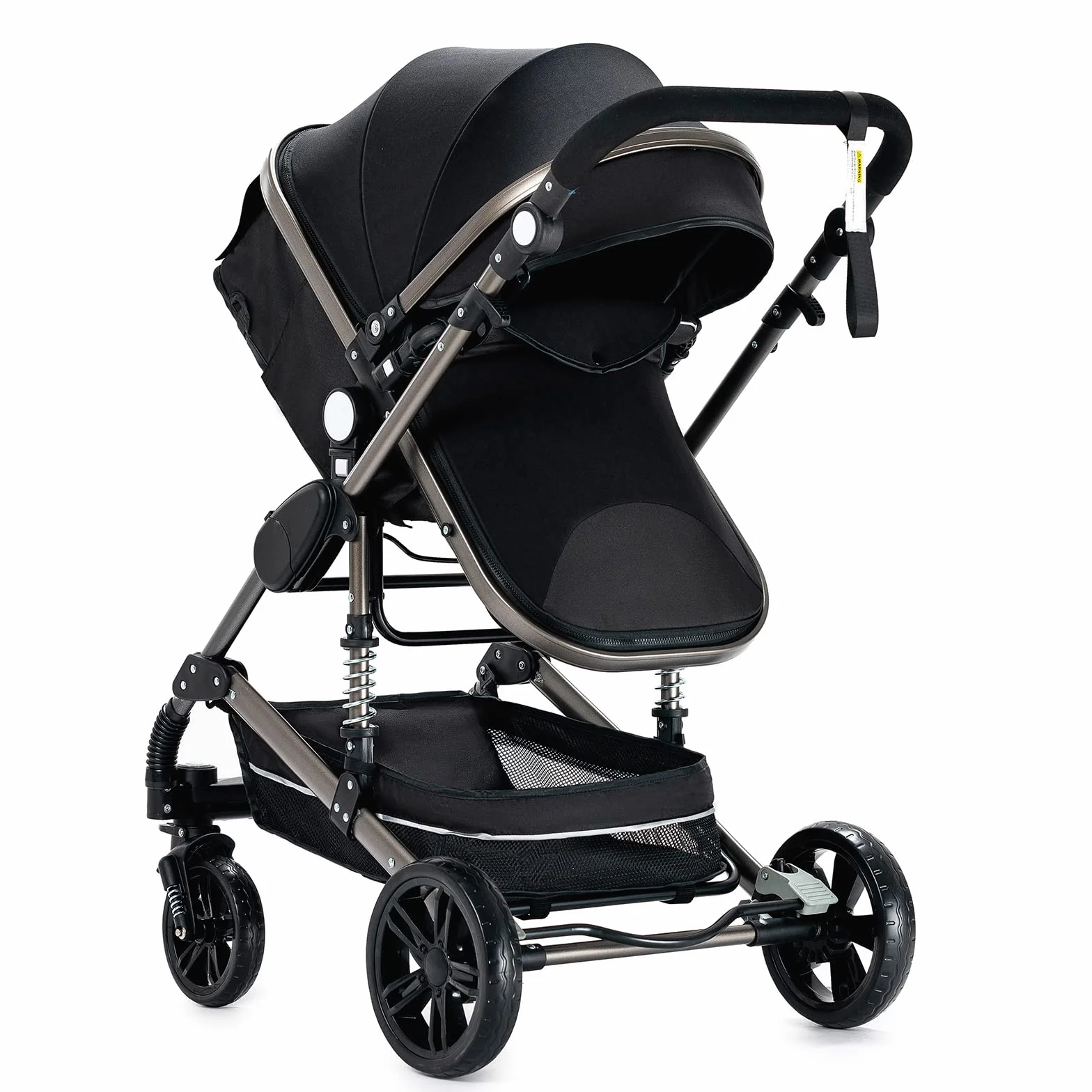 Magic ZC Passeggino Trio 3 in 1 Carrozzina Neonati Pieghevole Portatile con Spinta Reversibile