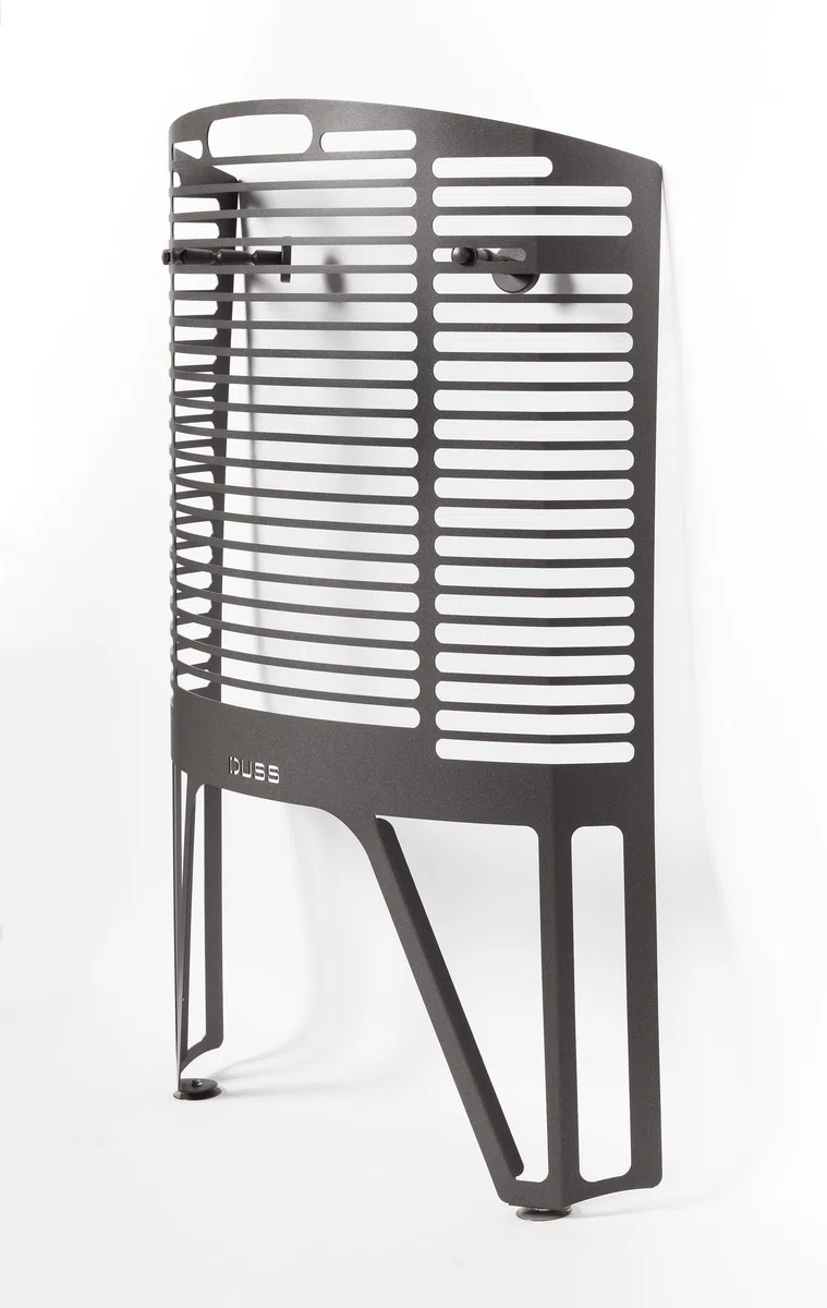 DUSS ® XL Protezione per Stufa a Pellet e Legna. Sicurezza per il Vetro Contro le Ustioni Sicurezza per Bambini, Neonati e Animali Domestici. Alt 86cm Lar 56cm Pro 10cm. Montaggio Facile. Anti Calore
