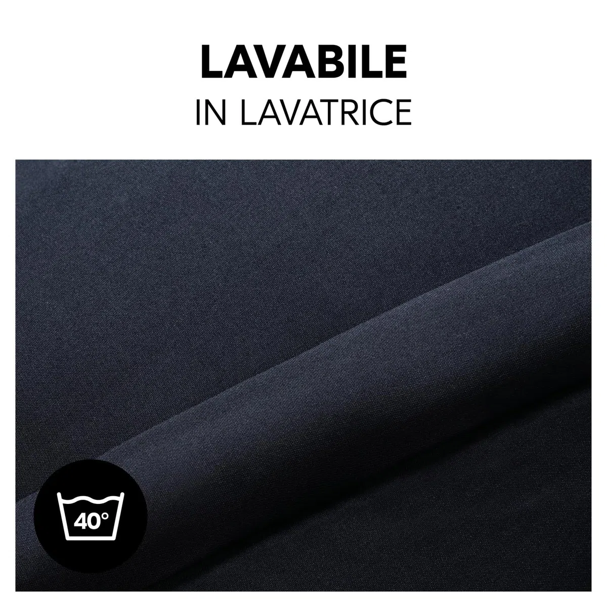 hauck Sacco Passeggino Universale, Nero - 105 x 57 x 10 cm, Caldo e Antivento con Interno in Pile, Cerniera a 2 Vie, Antiscivolo, Lavabile, Arrotolabile in una Borsa, dalla Nascita fino a 3 Anni