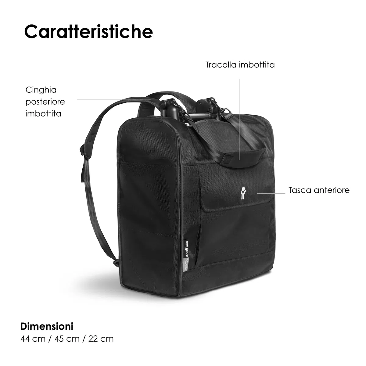 Babyzen Zaino YOYO - Protegge il passeggino in viaggio - Si piega per una facile conservazione - Per YOYO e YOYO Connect