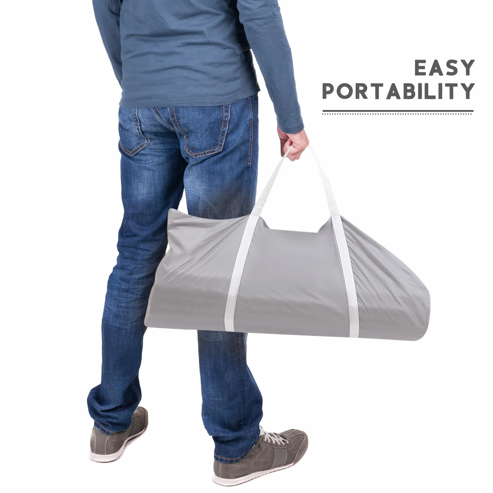 BEJOY Box per Bambini, 150 cm Compatto e Resistente, Protezione in Schiuma, Antiscivolo, Porta Rotonda con Cerniera, Rete Traspirante Trasparente Centro Attività per Neonati e Bambini Piccoli