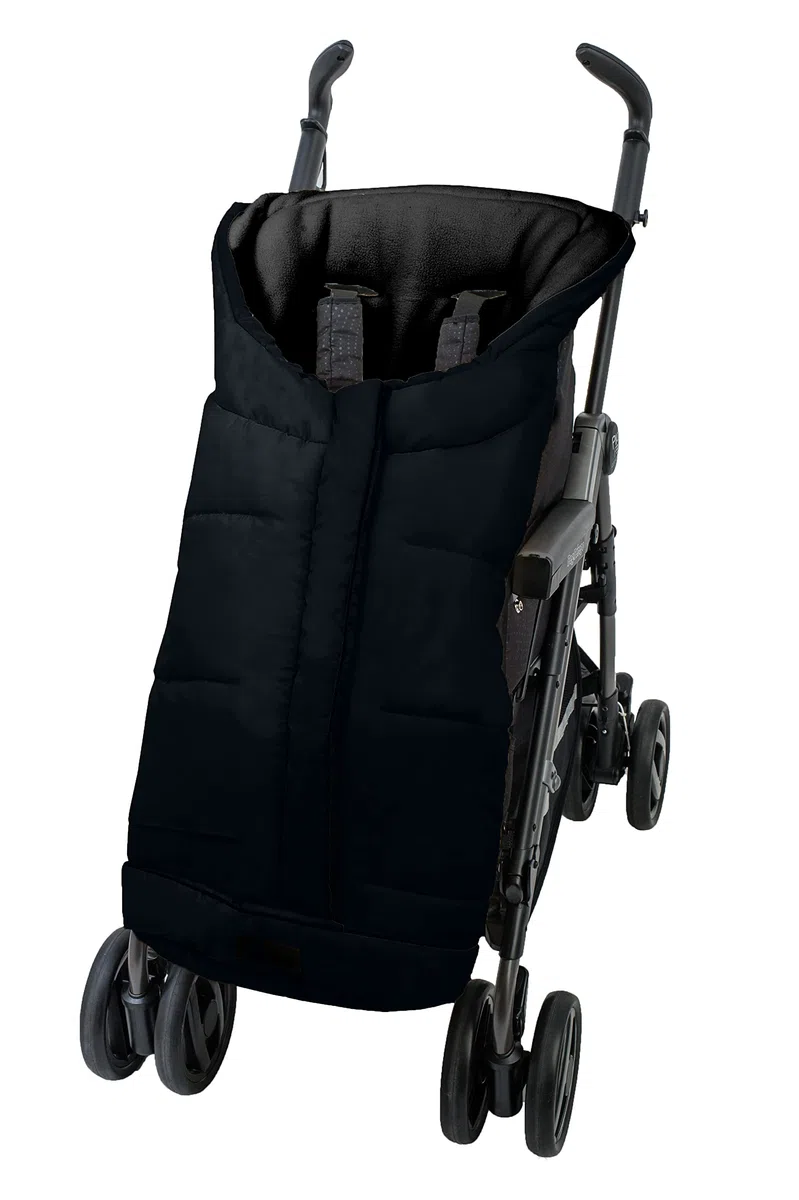 Altabebe AL2203-03 Active Sacco Termico Invernale per Passeggino, Nero/Nero, 12-36 Mesi