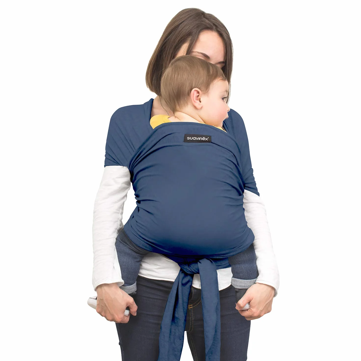 Suavinex 400869 Baby Wrap Fascia Portabebè Elastica - Blu