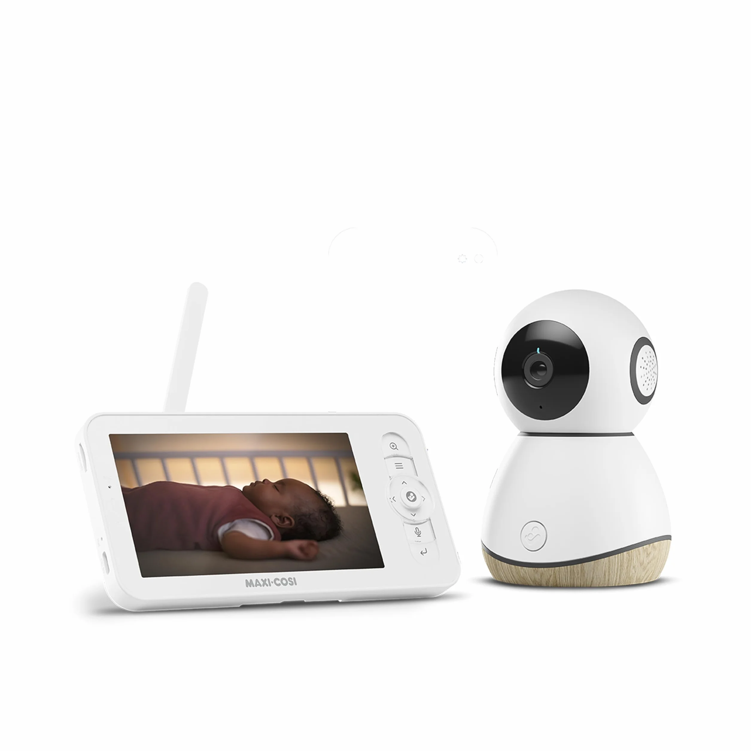 Maxi-Cosi See Pro Video Baby Monitor WiFi HD, Visione Notturna, Rilevamento Movimento, Termometro Igrometro