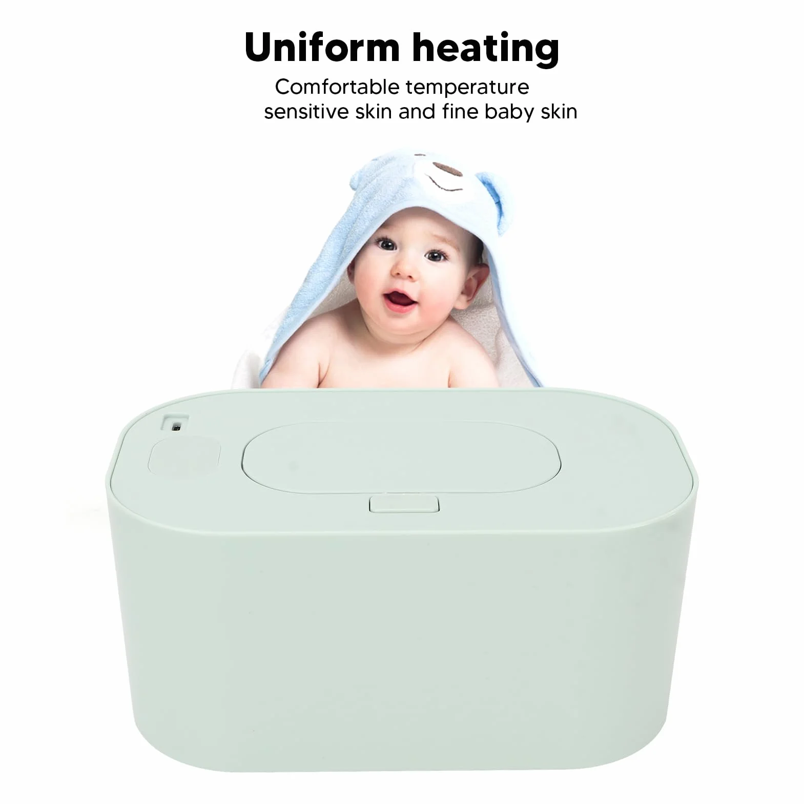 Scaldasalviette USB Portatile per Neonati con Termostato
