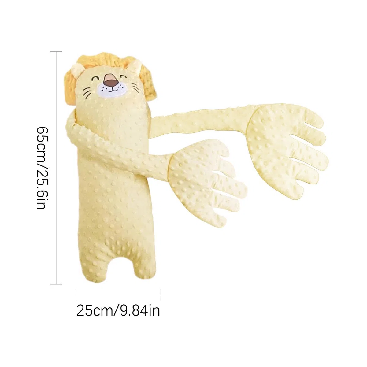 cuscinoper picchiettare la schiena del neonato - cuscinocomfort in peluche per il sonno del bambino, cuscinodi supporto per accarezzare il ritmo morbido, compagno calmante per alleviare lo stress p