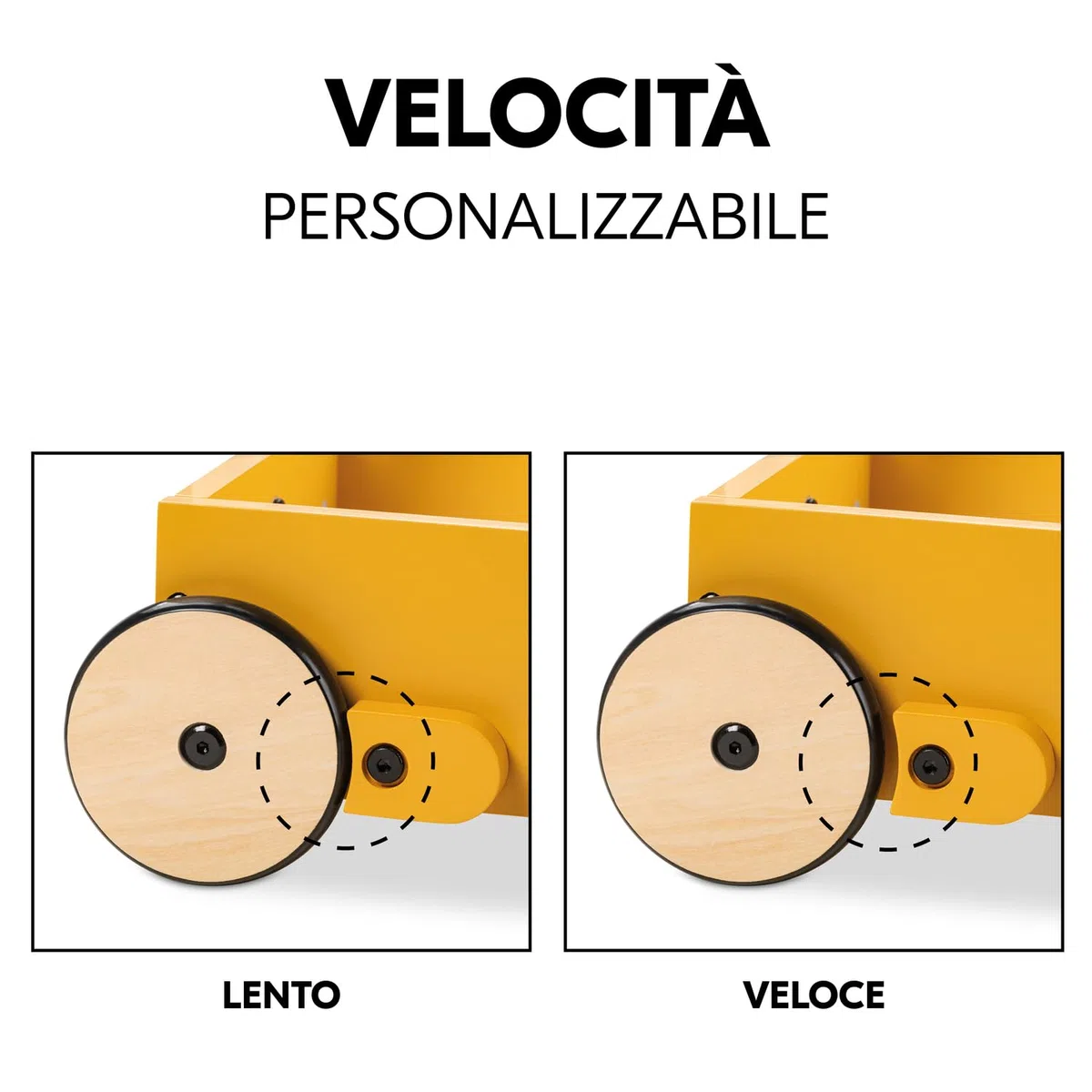 hauck Learn to Walk, Piante - Carrello Primi Passi Bambino dai 12 Mesi - Camminatore Interattivo con Gioco Giardinaggio - Sistema Frenante Regolabile, Favorisce Motricità Fine