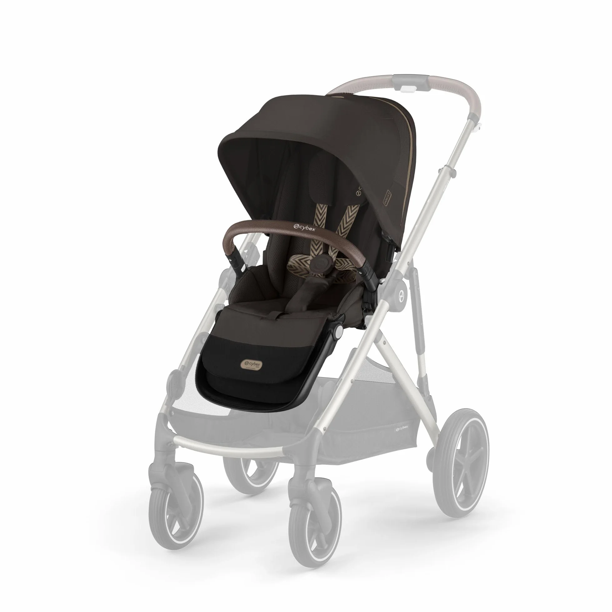 CYBEX Seduta Gold per passeggino GAZELLE S ed e-GAZELLE S, dalla nascita a circa 4 anni, Chocolate Brown