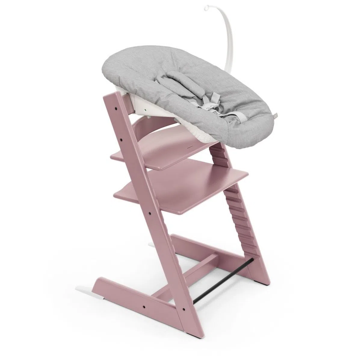 Sedia Tripp Trapp di Stokke, Mauve - Sedia evolutiva e interamente regolabile per neonati, bambini e adulti - Comoda, confortevole ed ergonomica