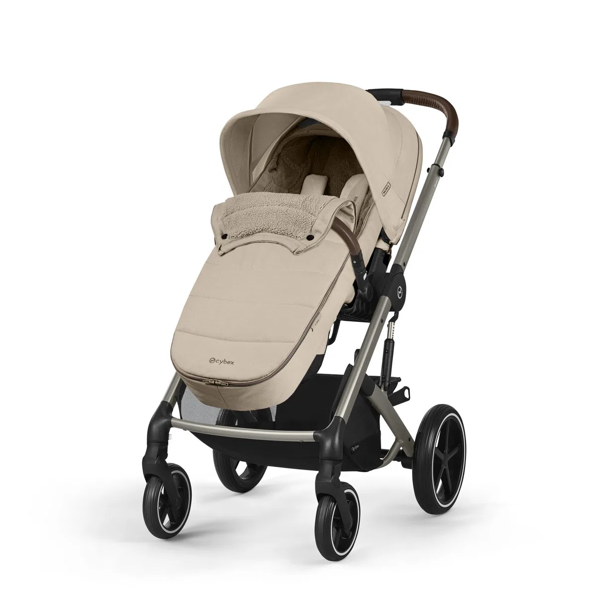CYBEX Gold Coprigambe, Per Passeggini, Per Bambini dai 6 Mesi ai 3 Anni, Tog 5, Caldo e Idrorepellente, Beige