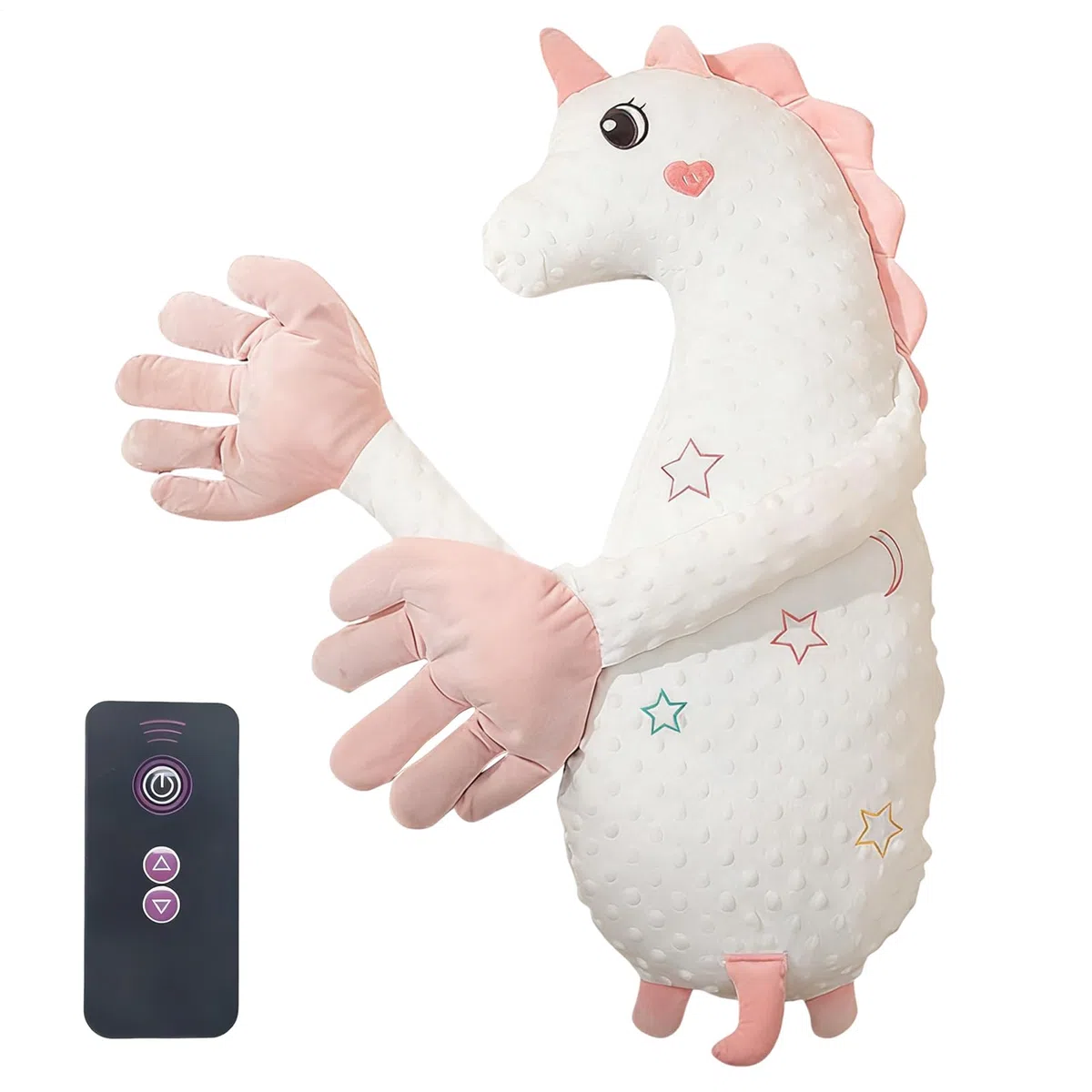Dorme Del Bambino Sachulta, Amico Dormire Per Il Bambino - Palm Patting Electric Ripe Animal Sleep Sooths - Bambola Calmante, Telecomando, Velocità Regolabile Per Smart Automatico Calmante Ca