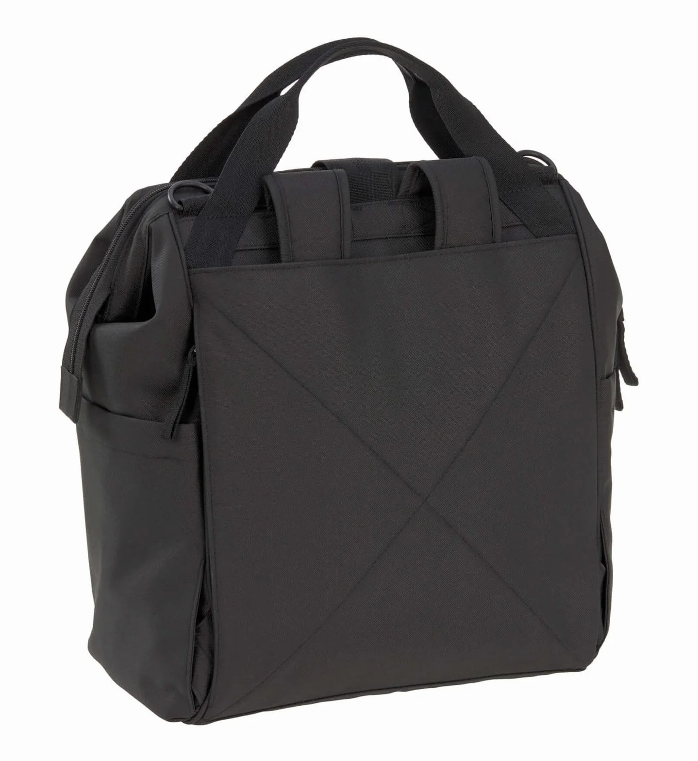 Lässig 1103034000, Zaino fasciatoio per bambini Borsa fasciatoio con accessori per il cambio Zaino con fasciatoio prodotto in modo sostenibile/Goldie Up Backpack black