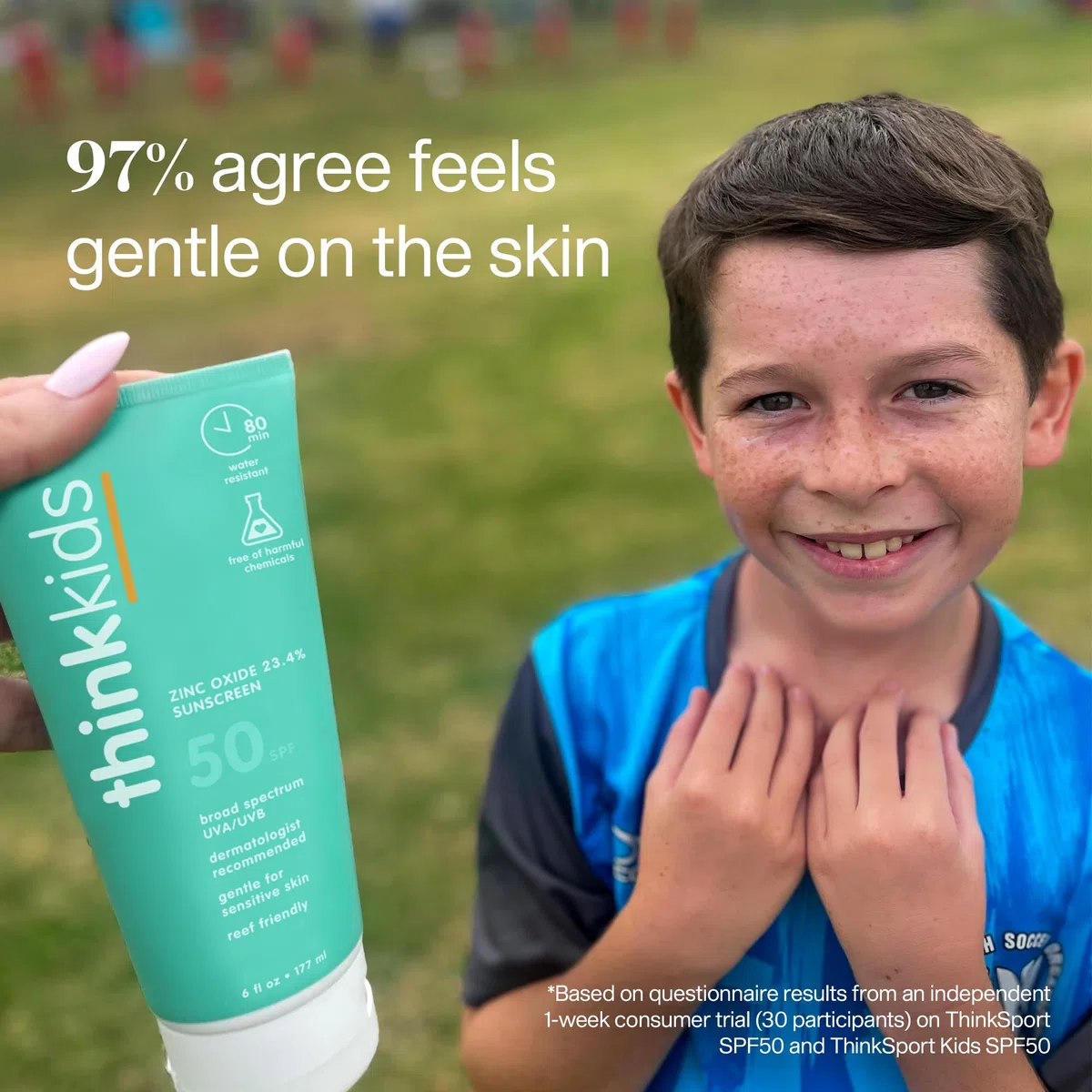 Thinksport Kids Mineral Based Sunscreen SPF 50+ 177ml