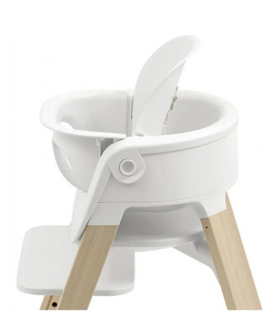 Stokke Steps - Seggiolone, bianco/naturale