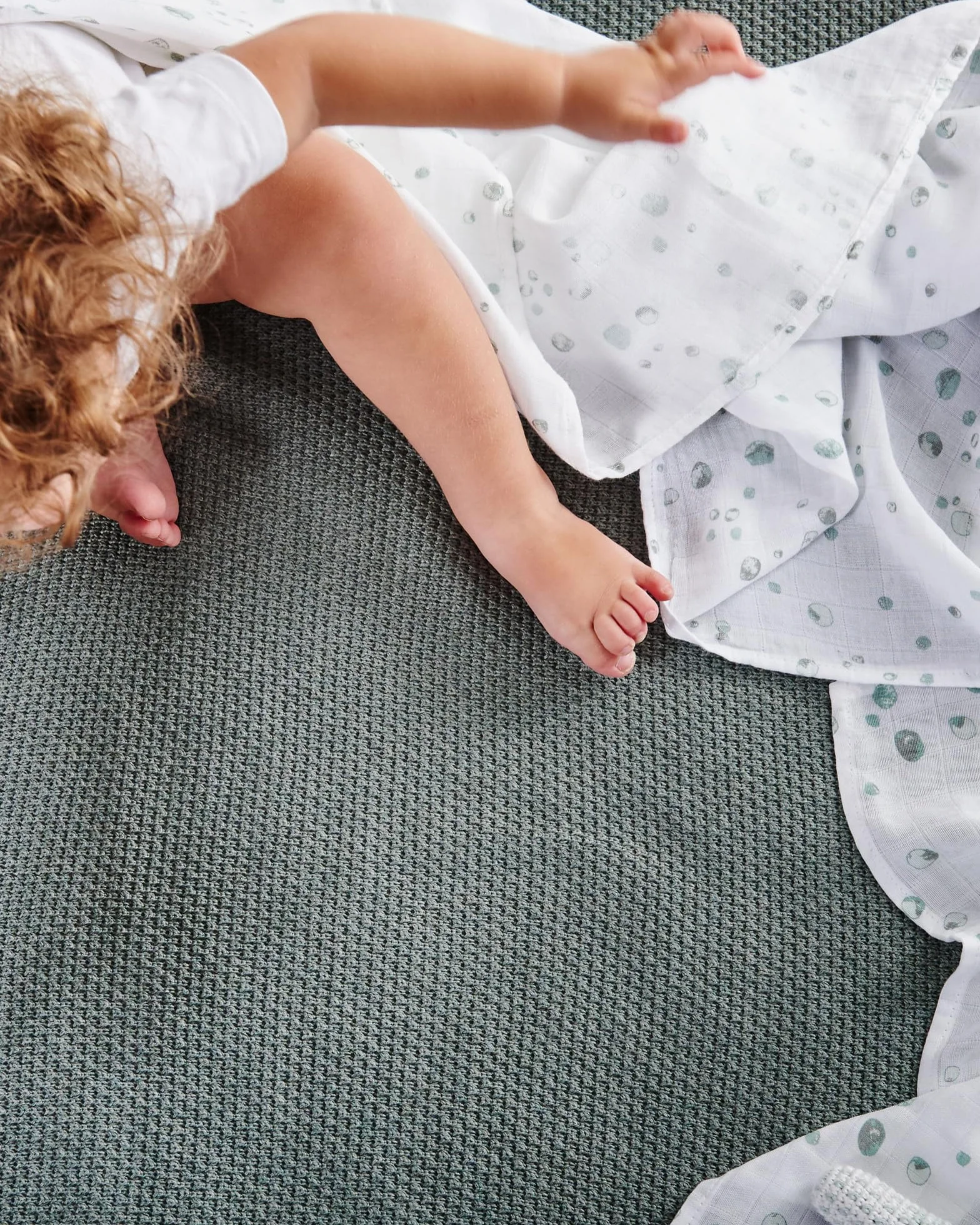 Little Bamboo Baby Wrap Zestaw 3 teli mussola 120x120 cm Grigio Whisper
