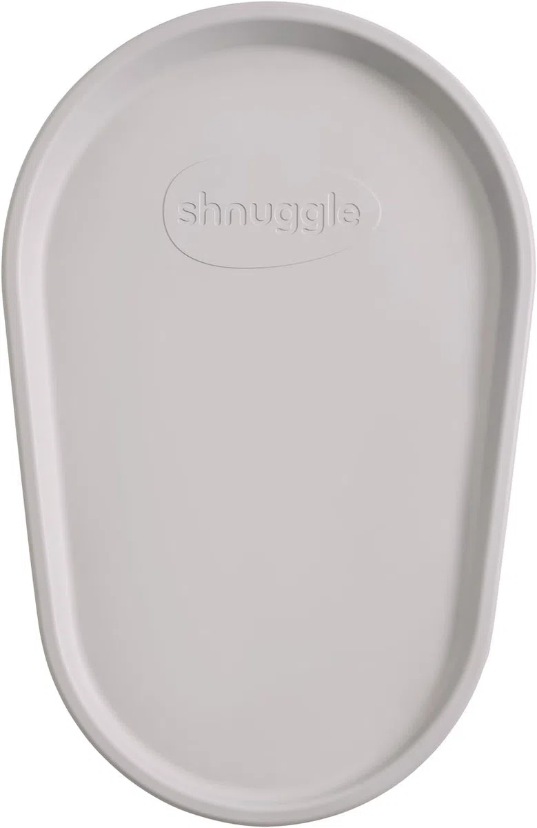 Shnuggle Squishy - Fasciatoio per bambini, in schiuma morbida e calda, più bello per i bambini, perfetto per il cambio del pannolino/pannolino, antiscivolo, facile da pulire e lavabile (tortora)