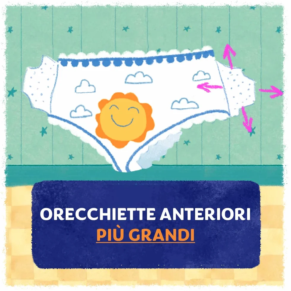 Pampers Sole e Luna Pannolini Maxi, Taglia 4 (7-18 kg), 136 Pannolini