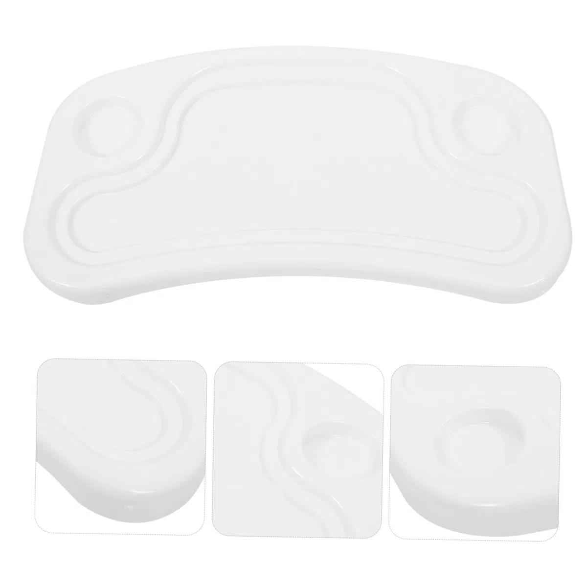 Gatuida Vassoio Seggiolone per Plastica Resistente Adatto Seggioloni in Legno Dimensioni Facile da Installare per Pranzi e Pappe Sicure