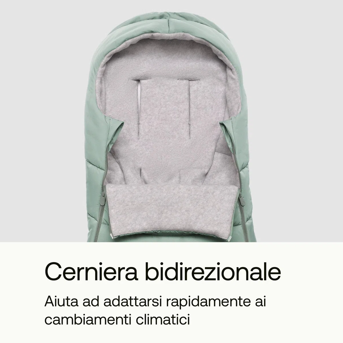 Bugaboo Sacco a Pelo, Accessorio Essenziale per il Passeggino, Per Tutte le Stagioni e Impermeabile, con Poggiapiedi, Caldo, Confortevole e Traspirante, in Pine Green