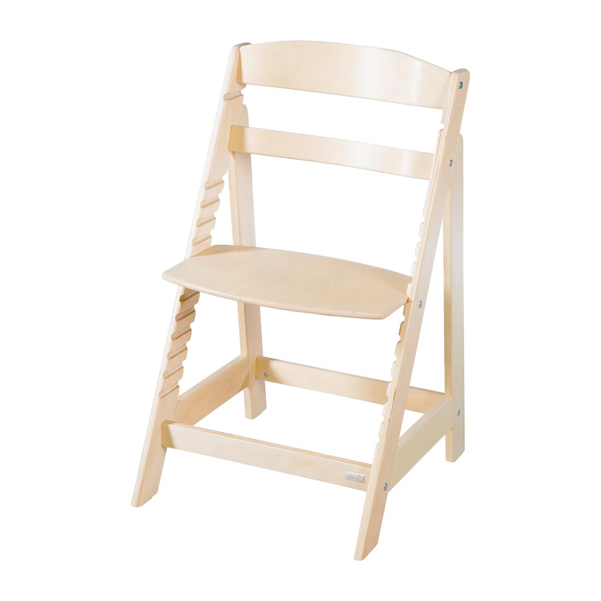 roba Seggiolone Evolutivo Sit Up Flex 2 in 1, Altezza Regolabile, dai 6 Mesi fino ai 70 kg, con Poggiapiedi, Robusto ed Ergonomico, Legno Naturale
