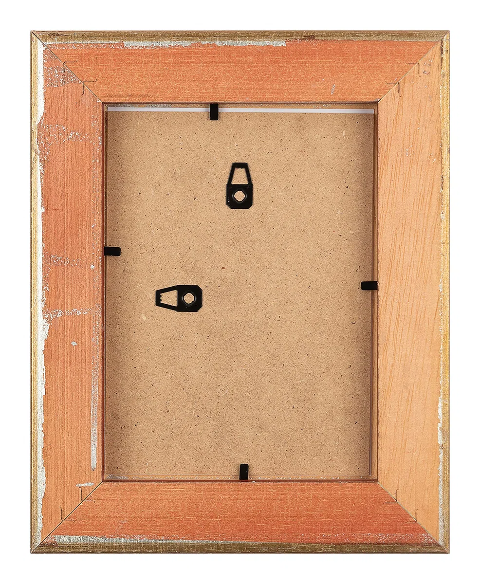 Wallazz Cornice Portafoto in Legno 29,7x42cm A3 Bianco. Cornice per Foto con Vetro Sintetico Infrangibile - Porta Foto Decorativo - Made in Italy