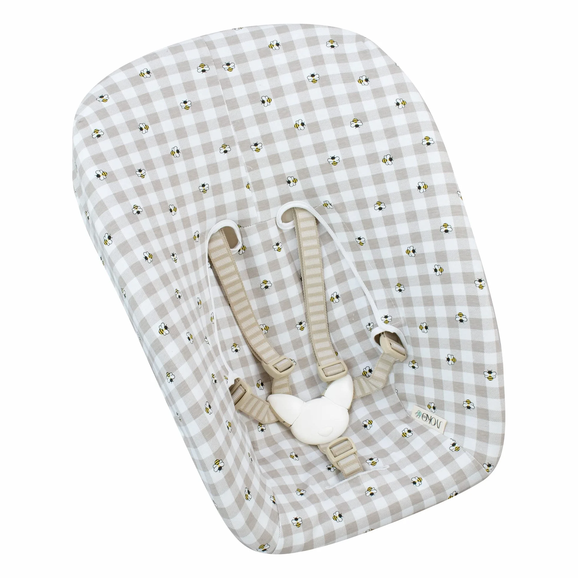 JYOKO KIDS Fodera in Cotone Compatibile con Stokke NewBorn (PICNIC VICHY)