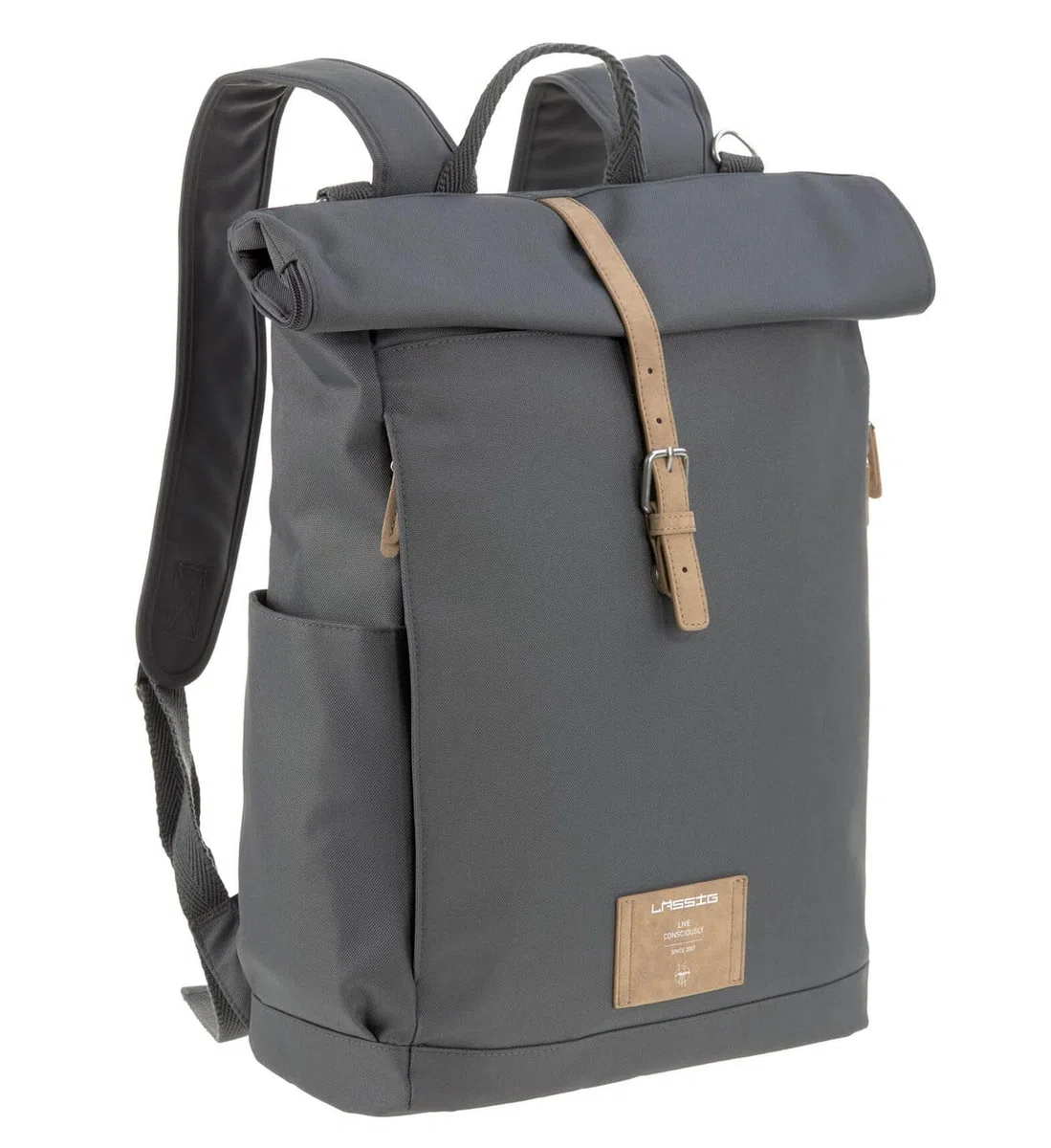 Lässig Green Label Rolltop Backpack Anthracite
