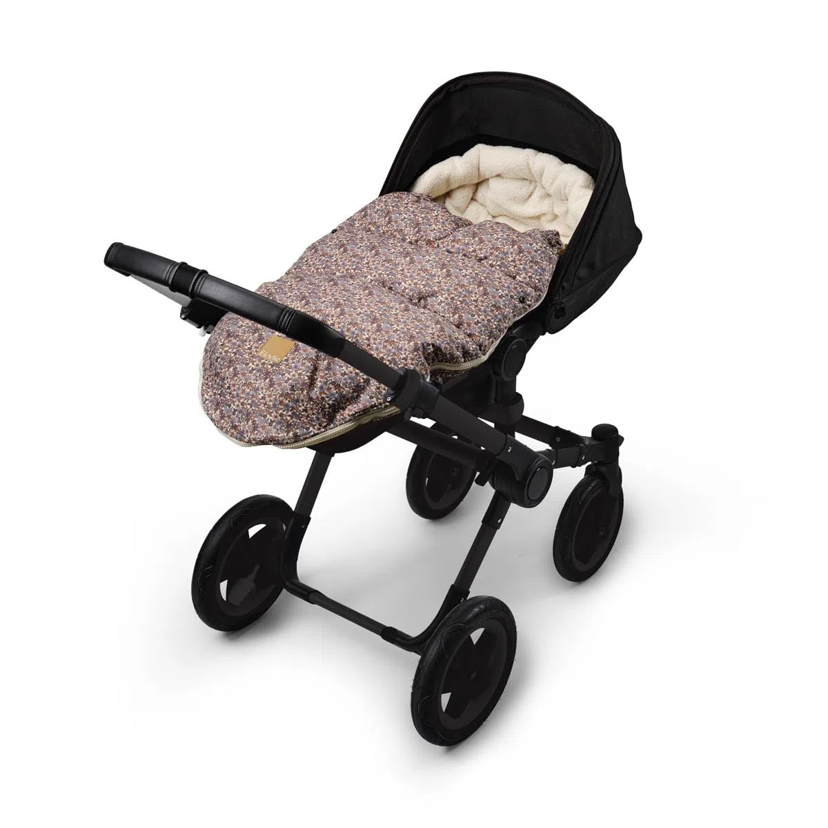 Elodie Details Sacco Passeggino Invernale Universale - Coprigambe Imbottito, Sacco Termico Antivento e Impermeabile, Morbido e Caldo, Compatibile con Passeggini e Carrozzine - Giardino Blu