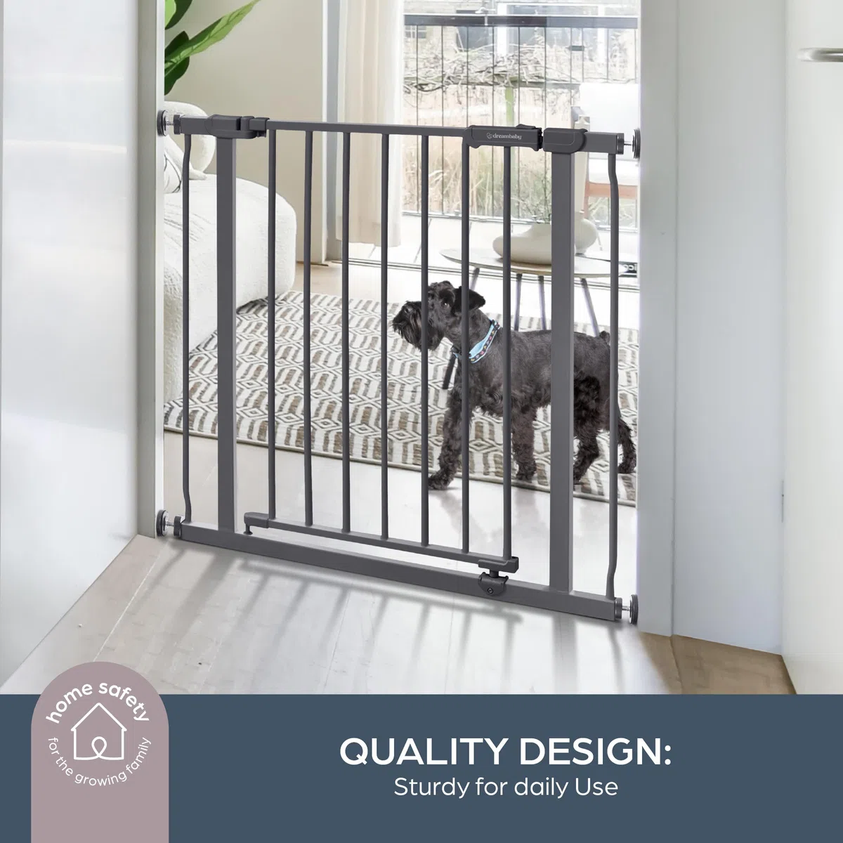 Dreambaby Ava - Cancelletto di sicurezza, colore: Carbone
