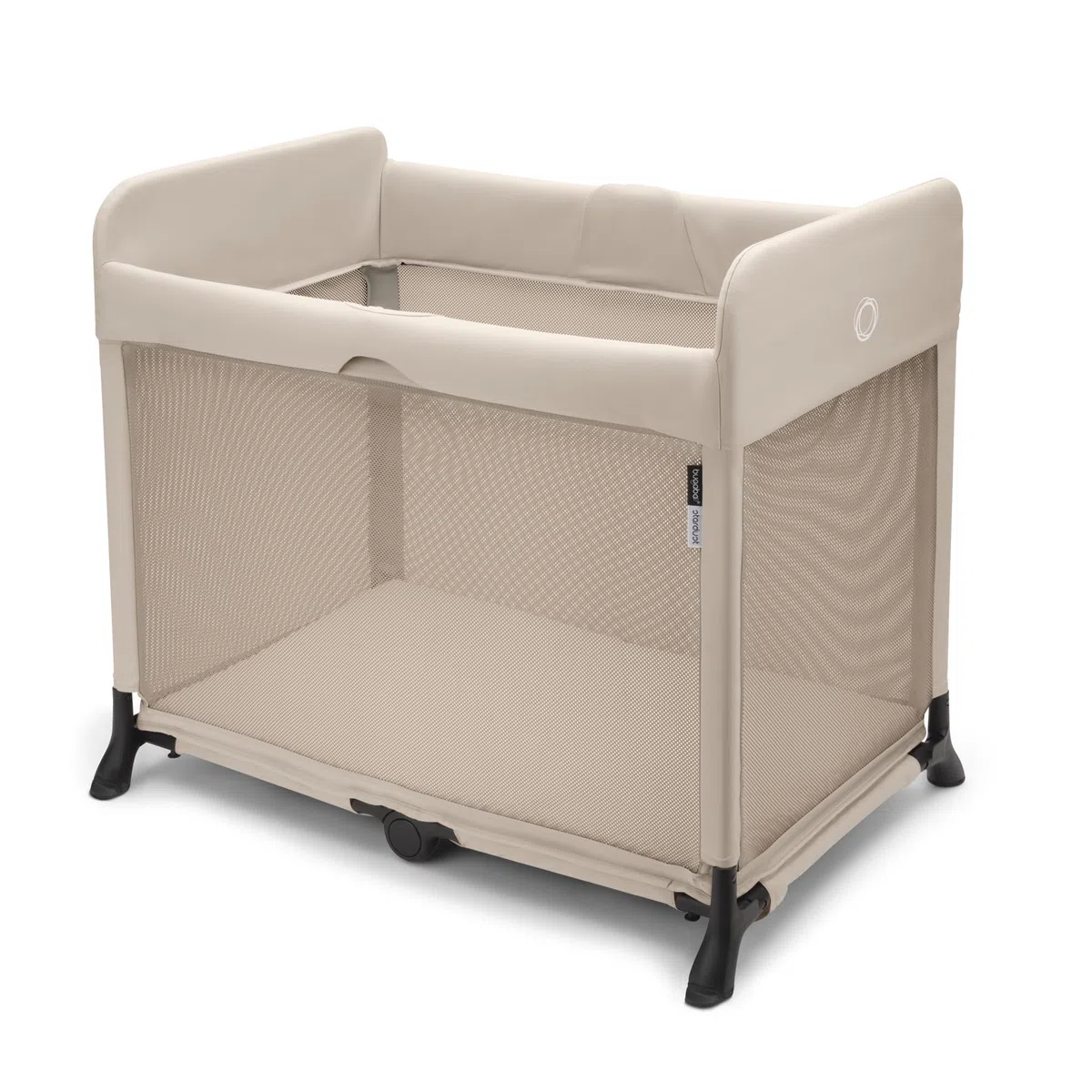 Bugaboo Stardust, 2 in 1: Parco Infantile Pieghevole e Lettino da Viaggio compatto con materasso, si dispiega in 1 Secondo, Borsa per il Trasporto, Da neonati a bambini piccoli, Desert Taupe
