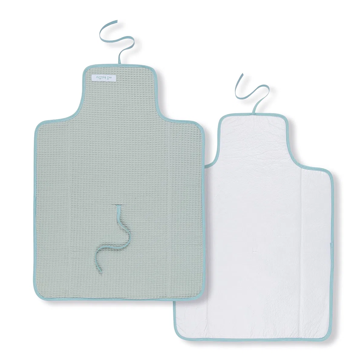 Confezione essenziale per mamme, papà e neonati: borsa maternità, borsa da passeggio, fasciatoio portatile e organizer per pannolini e salviette. Prodotto in Spagna., Verde menta, Talla