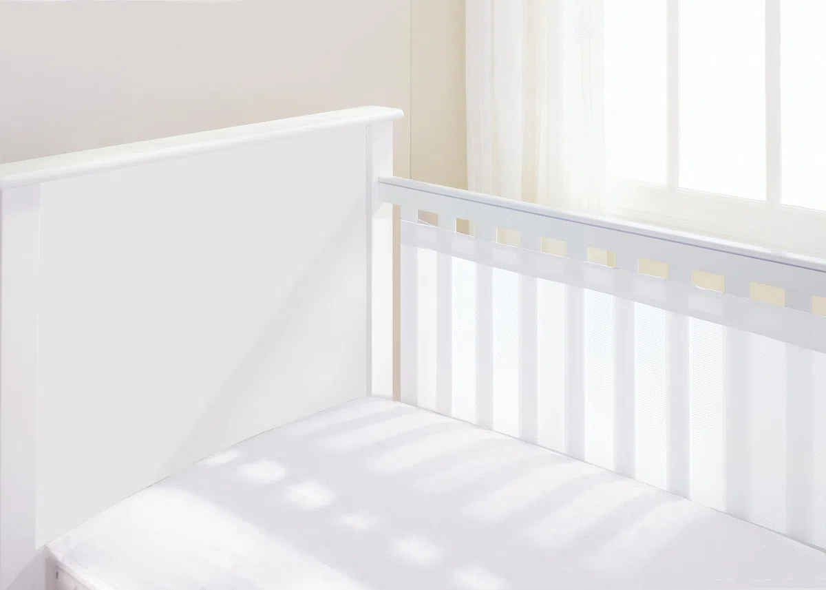 Breathablebaby Airflow Two Sided Cot mesh Liner (bianco)