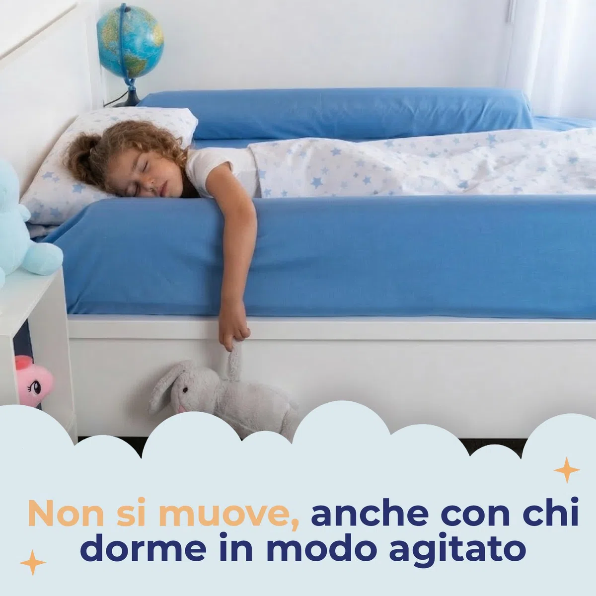 Sponde Letto da Viaggio per Bambini (Confezione da 2), Barriere Letto Gonfiabili per Letti Singoli, Matrimoniali, Queen e King, Paracolpi Portatili e Antiscivolo – Resistenti all’Acqua e Durevoli
