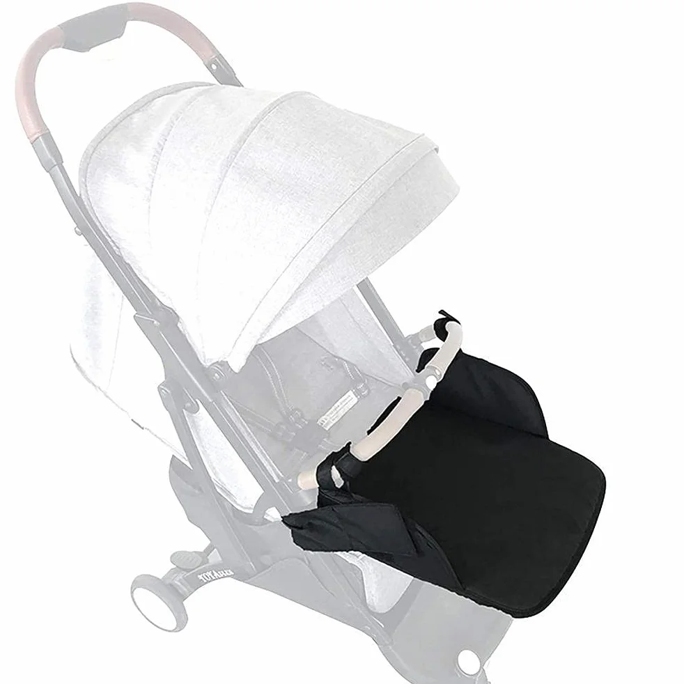 Poggiapiedi per Passeggino, Universale Poggiapiedi, Accessorio Supporto Piede in Plastica Nero, per Uso Giornaliero, per Viaggi Prolungati, per la Spesa