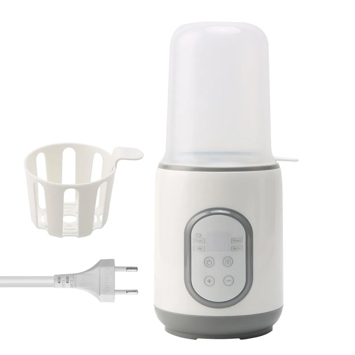 Scaldabiberon 8 in 1 veloce per bambini, scalda biberon portatile con timer e spegnimento automatico, riscaldamento rapido e scongelamento materno