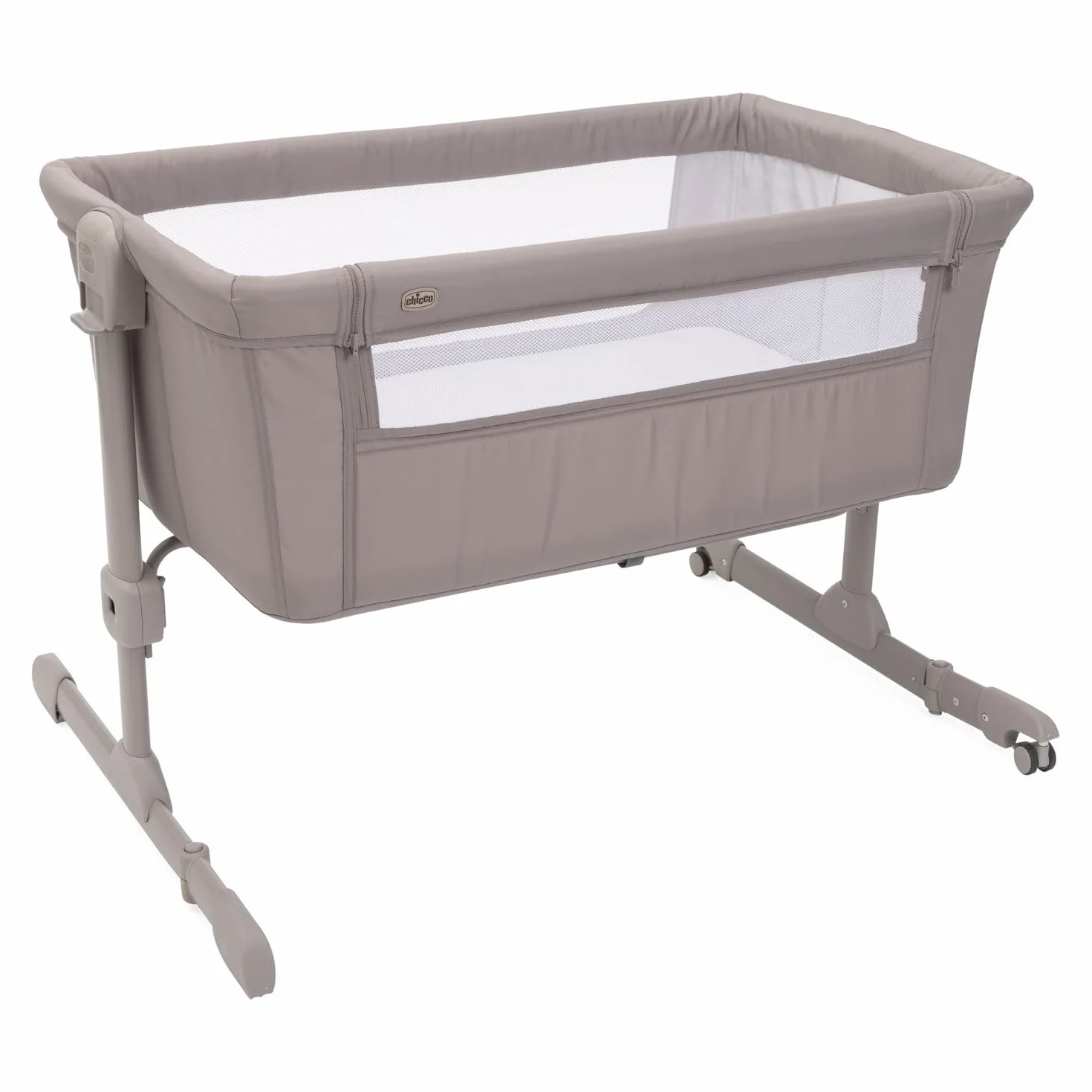 Chicco Next2Me Essential Culla Neonato Co-Sleeping Altezza Regolabile Materasso Incluso 0-6 Mesi Beige