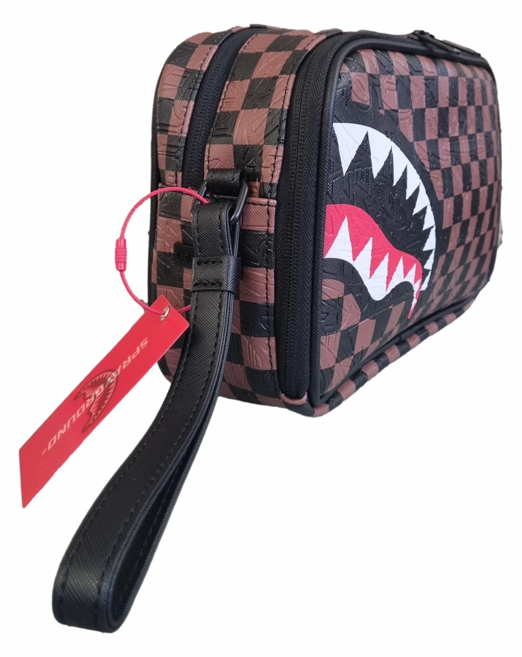 SPRAYGROUND Check 2 Emboss Toiletry Bag