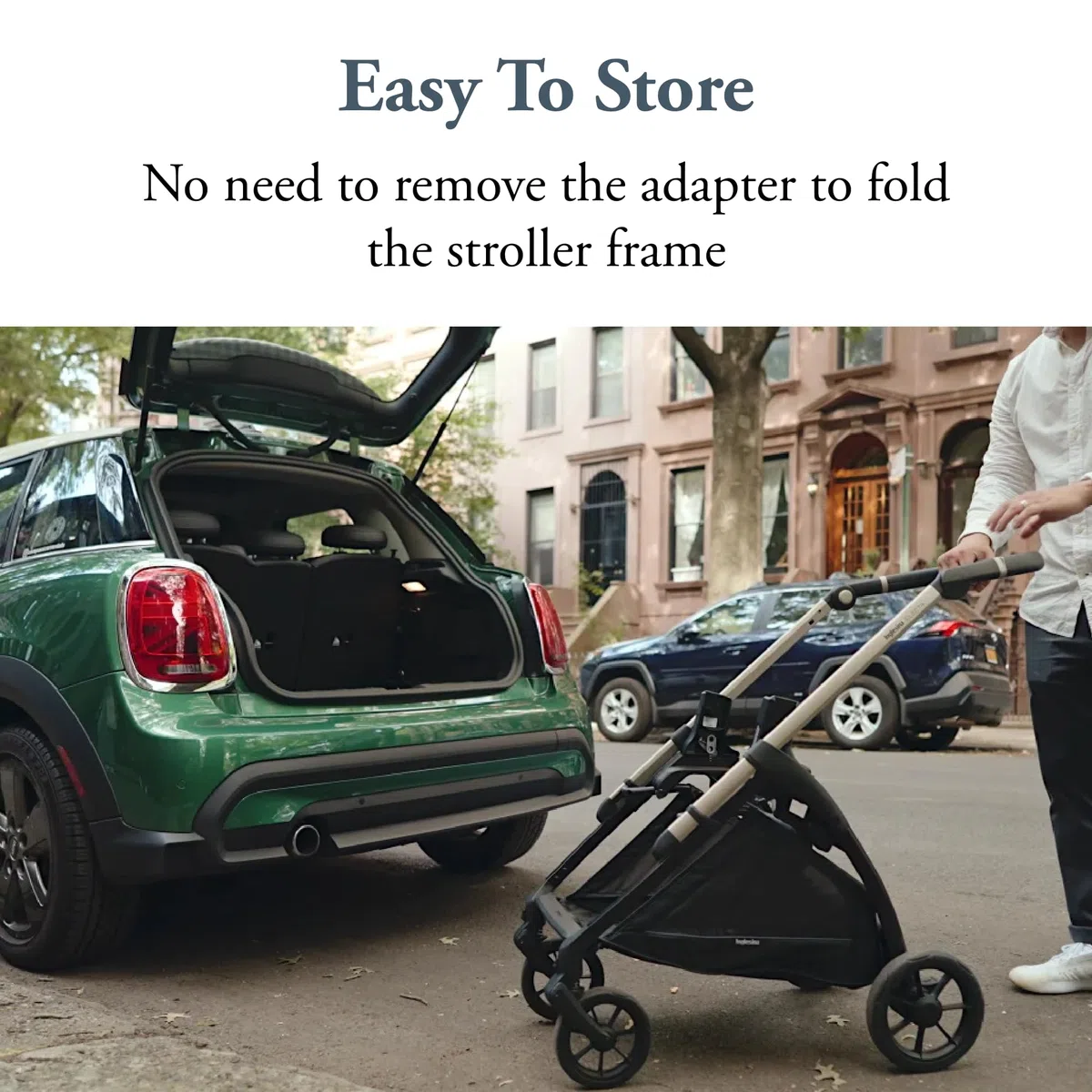 Inglesina Electa - Adattatore per seggiolino auto per passeggino, compatibile con seggiolini auto Nuna, Maxi-COSI, Cybex e Clek, adattatore facile da installare, sicuro e conveniente per il