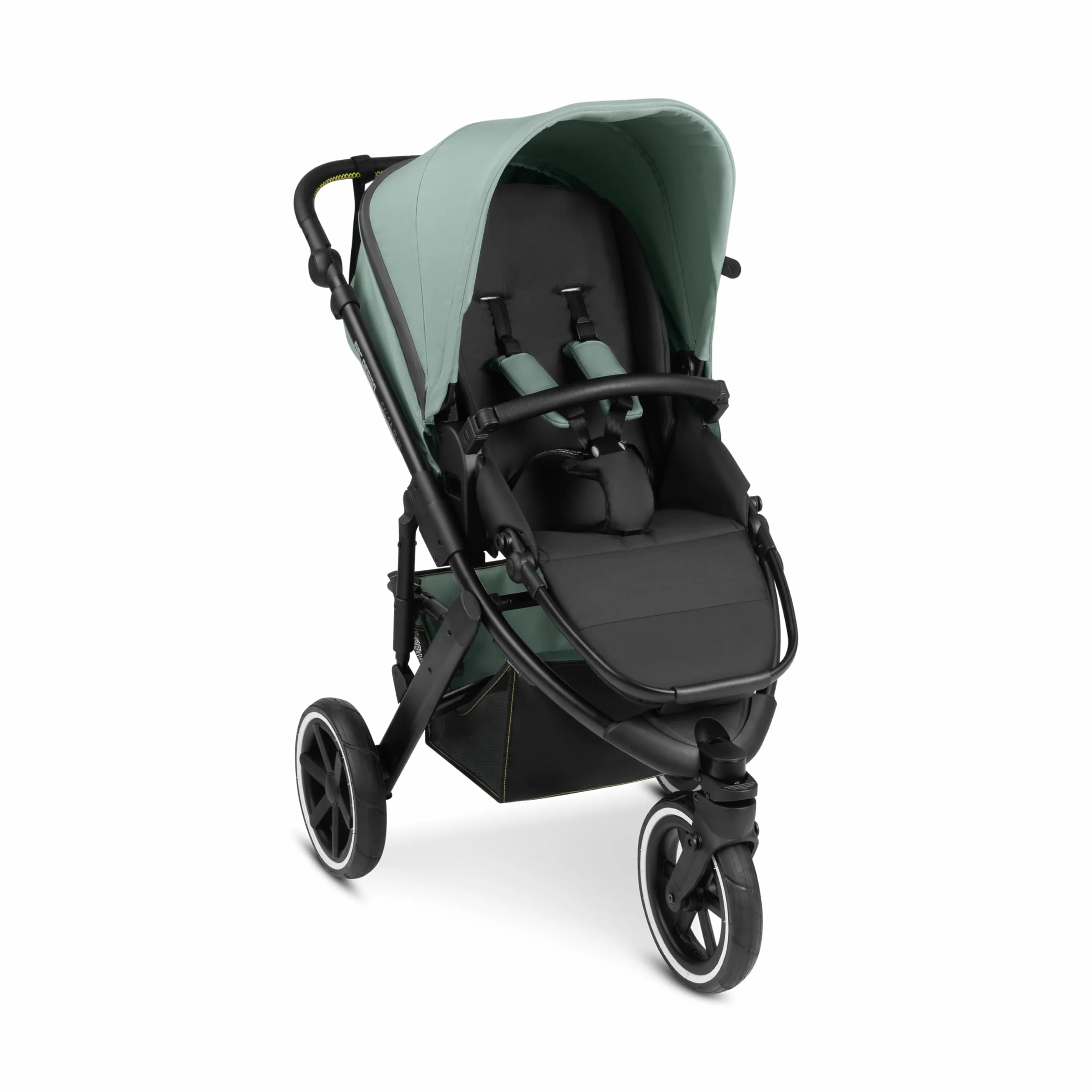 ABC Design Passeggino Sportivo Salsa Run Buggy 3-Kołowy Jogging Verde Acqua