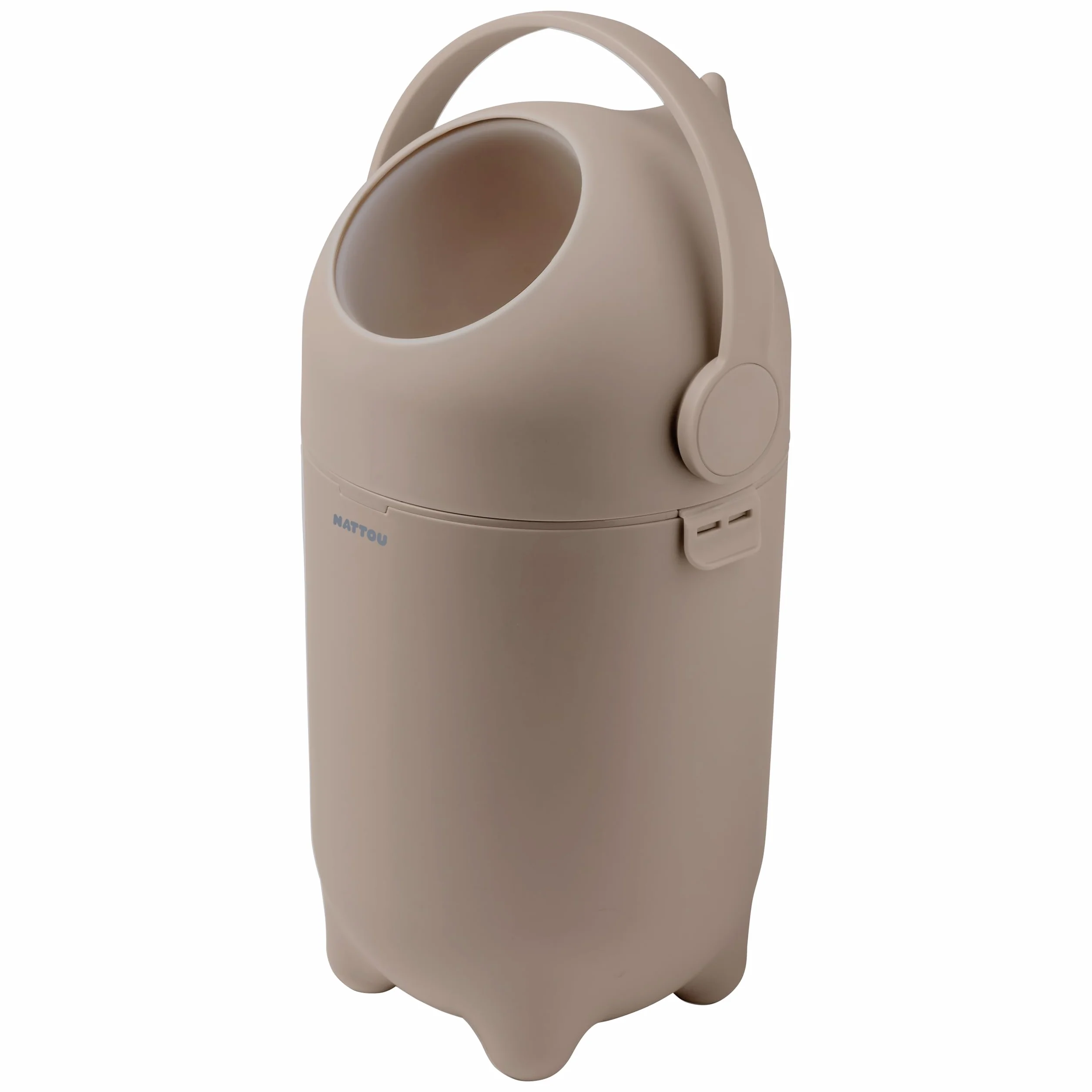 Nattou Dropy Secchio per pannolini antiodore 49,5 x 28 cm polipropilene ABS tortora