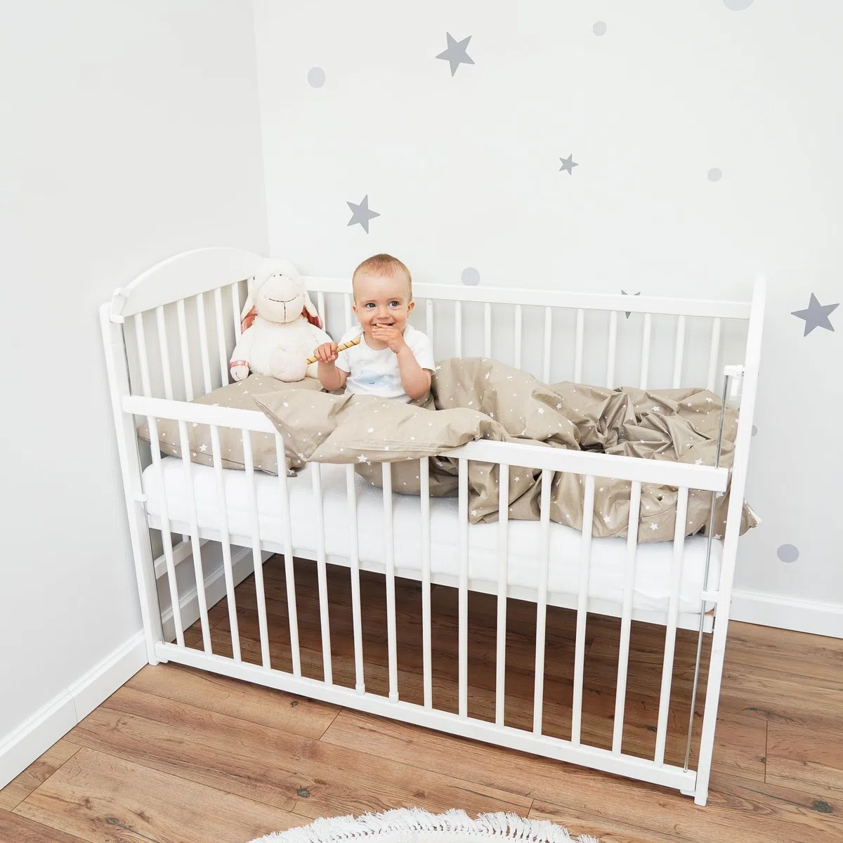 Totsy Baby Biancheria da letto per bambini 100x135 cm in cotone - Set per bambini con copripiumino e federa 40x60 cm con piumino e cuscino per lettino di bambino ragazzo e ragazza Oeko-Tex