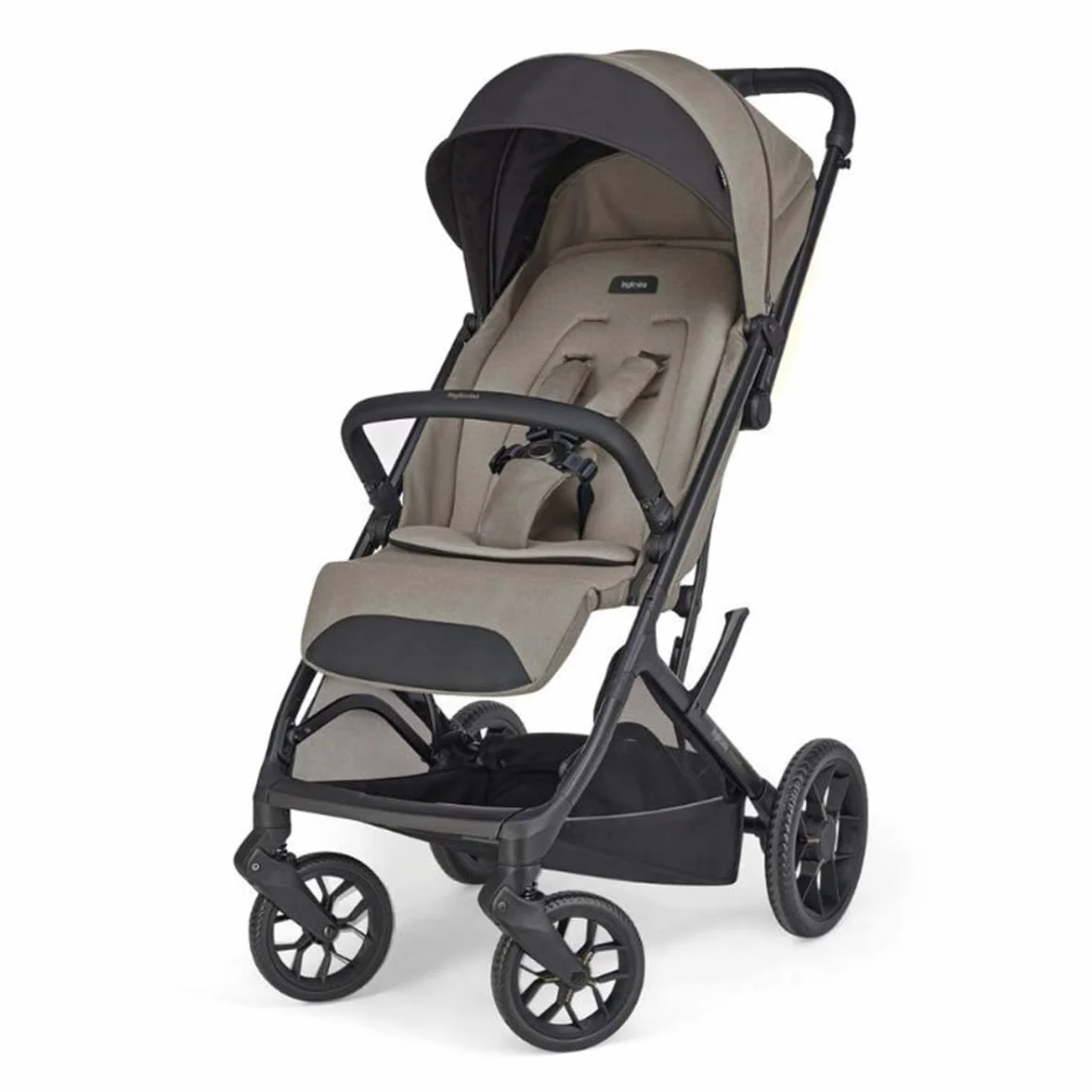 Inglesina Maior Passeggino Compatto 7,9 kg, Ruote Grandi Ammortizzate, Seduta All Season, UPF 50+, 22 kg, Tundra Beige