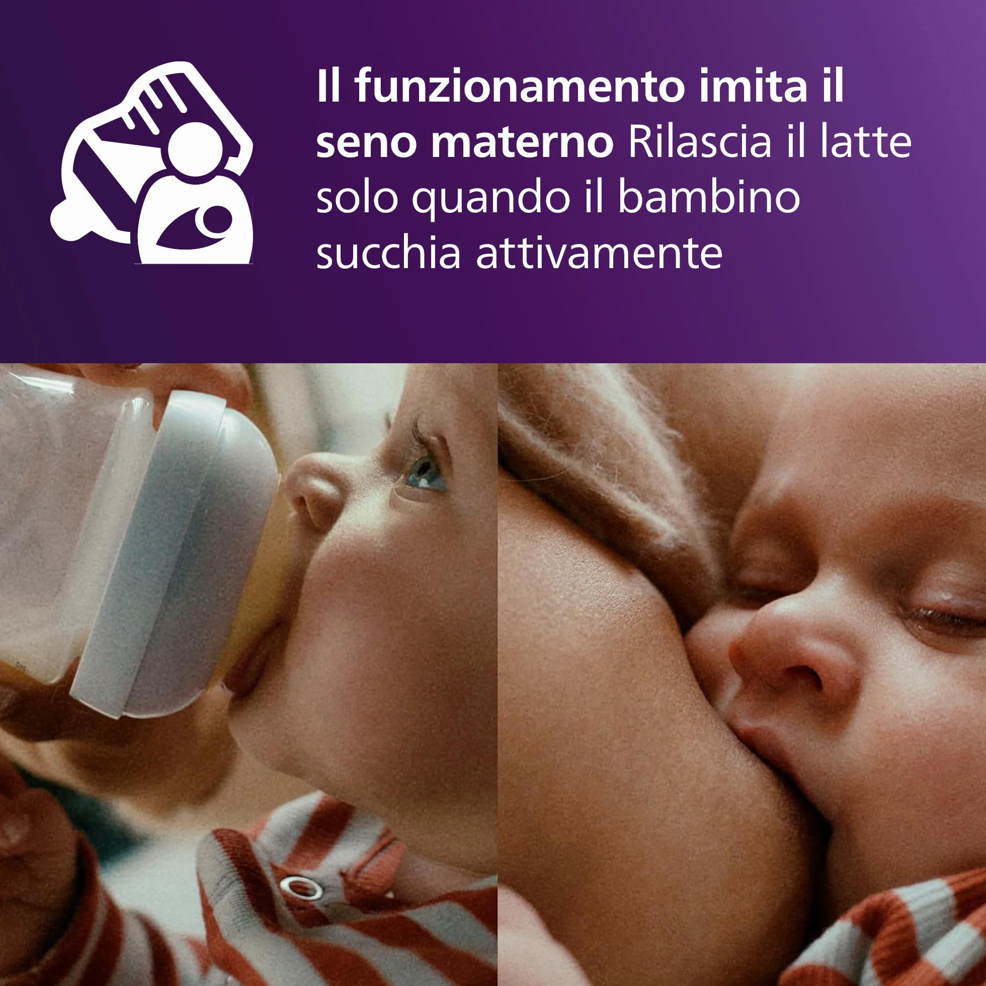 Philips Avent Scaldabiberon Set regalo – Scaldabiberon veloce e biberon Natural Response, controllo temperatura smart, riscaldamento uniforme, spegnimento automatico, SCF358/10
