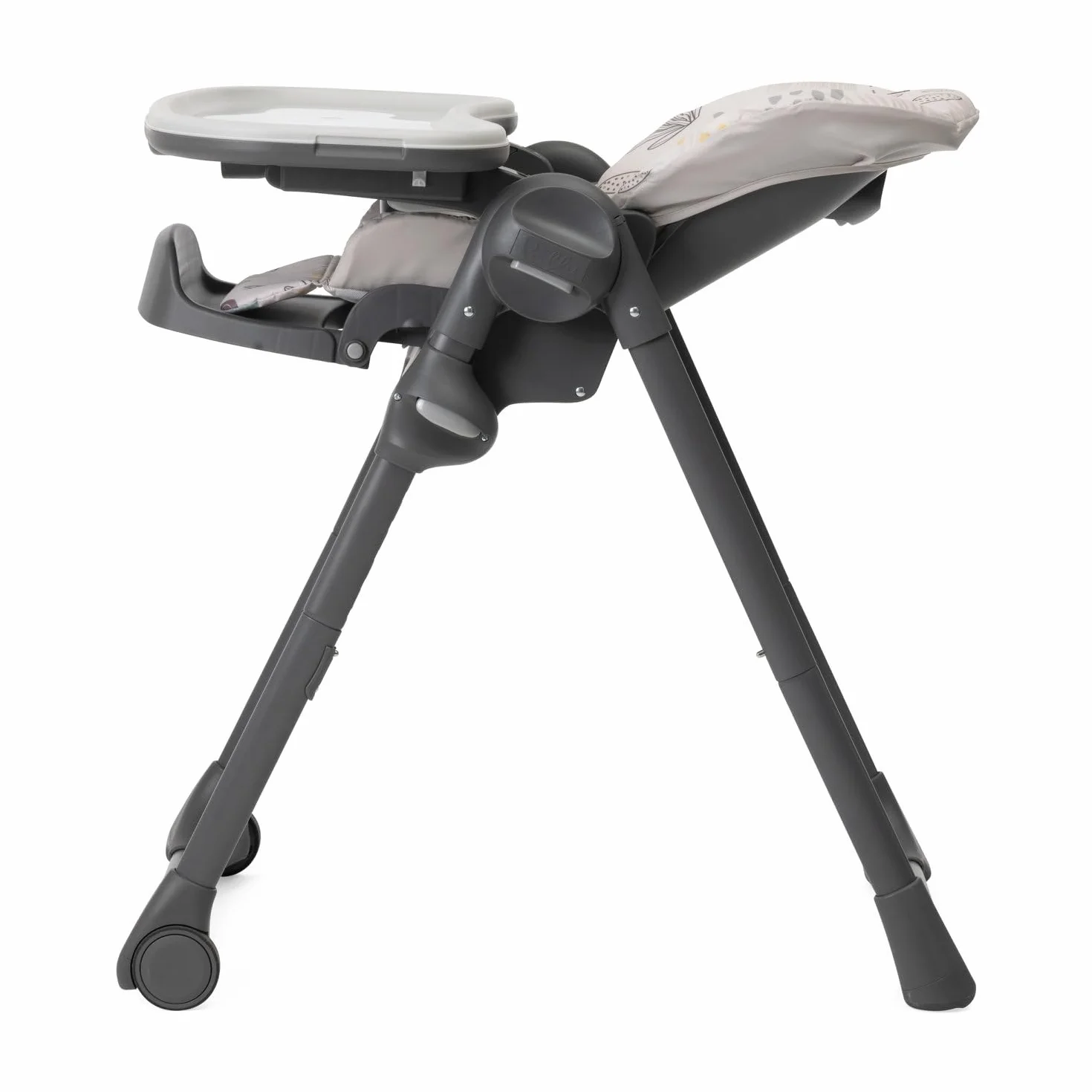 Chicco Polly Easy Seggiolone Pappa Evolutivo Reclinabile Regolabile 4 Ruote Woodland