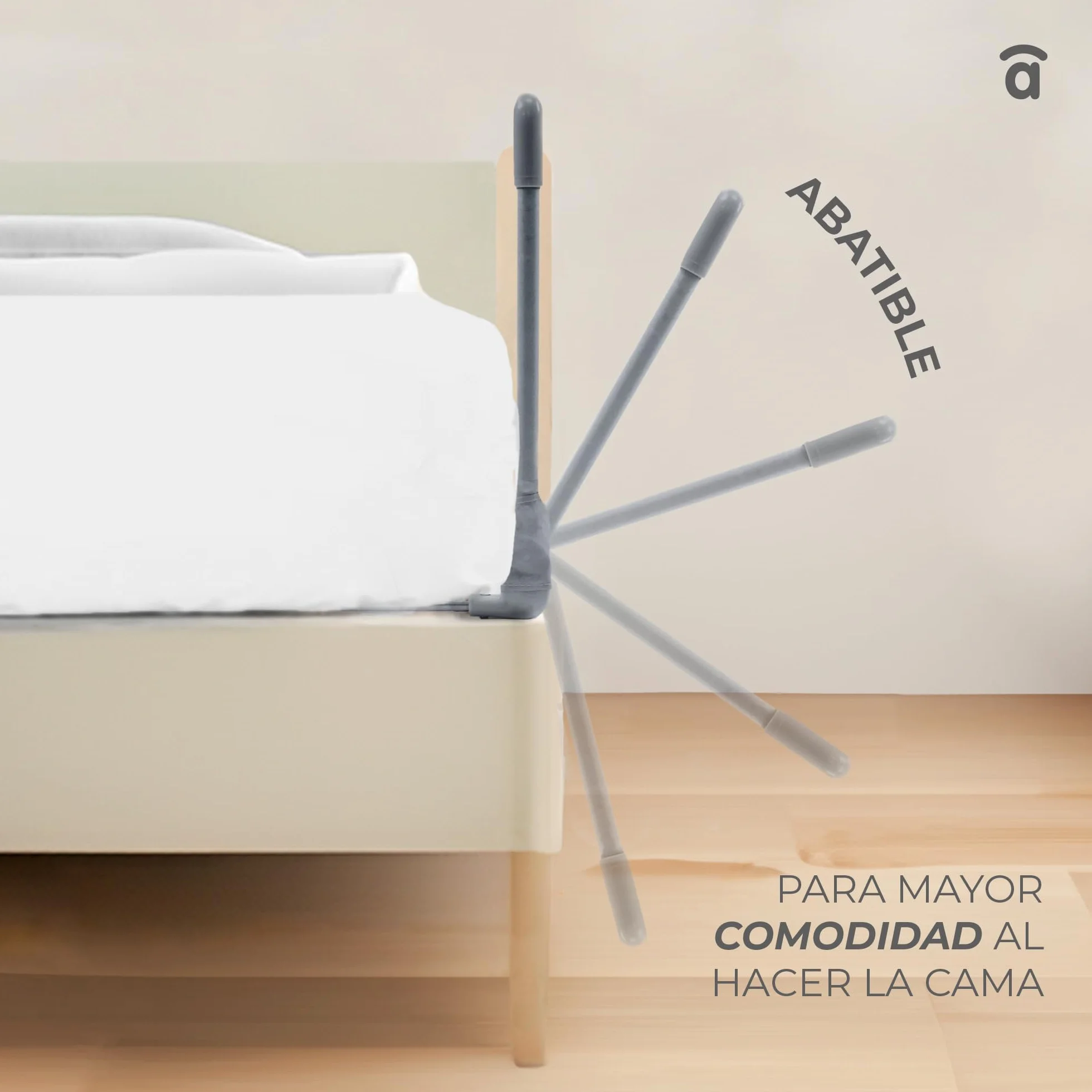 Asalvo 151508 Sponda del Letto, Bianco, 90 X 43.5 cm