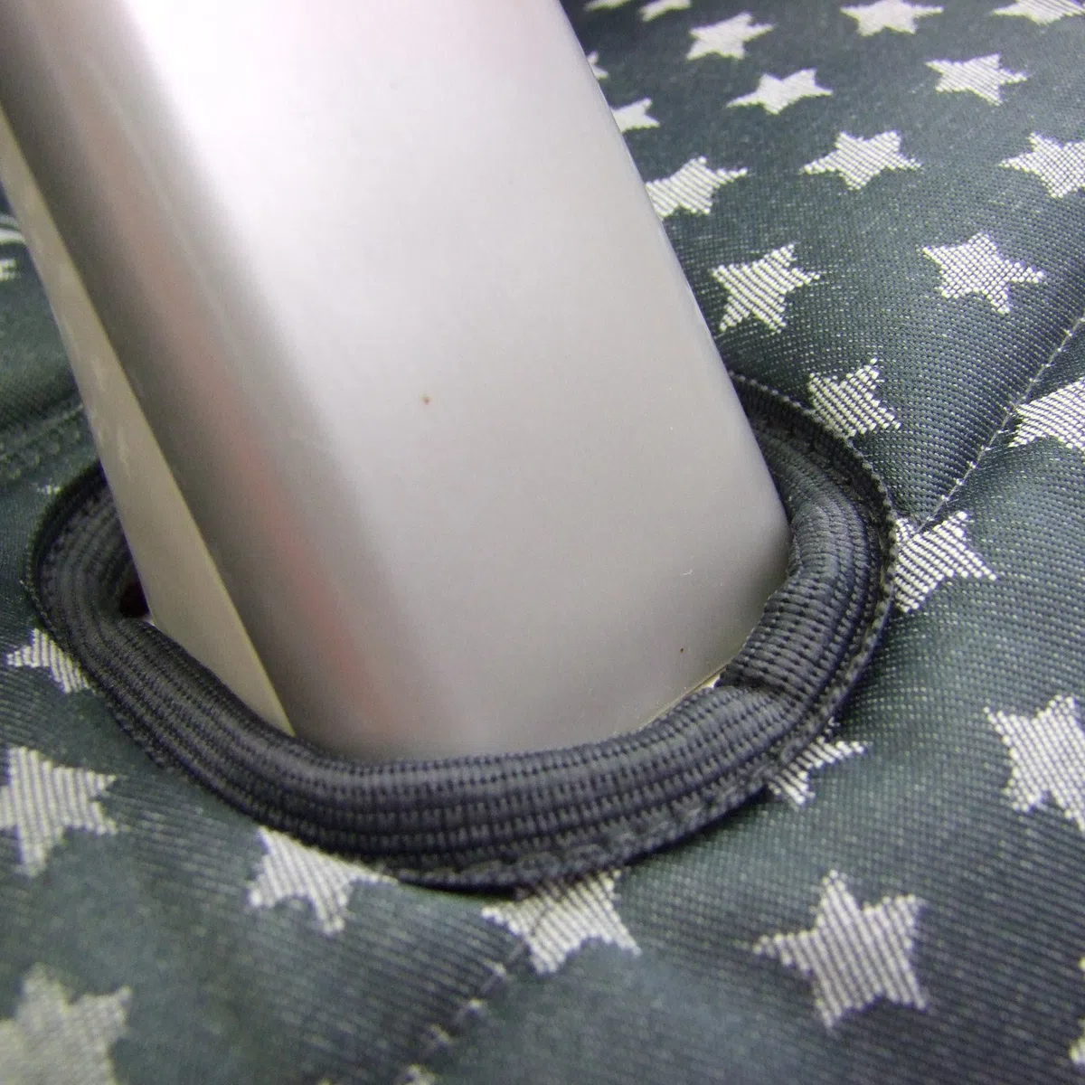 BambiniWelt - Rivestimento di ricambio per cuscino Peg Perego Prima Pappa Diner Stelline (stelle grigie scuro)