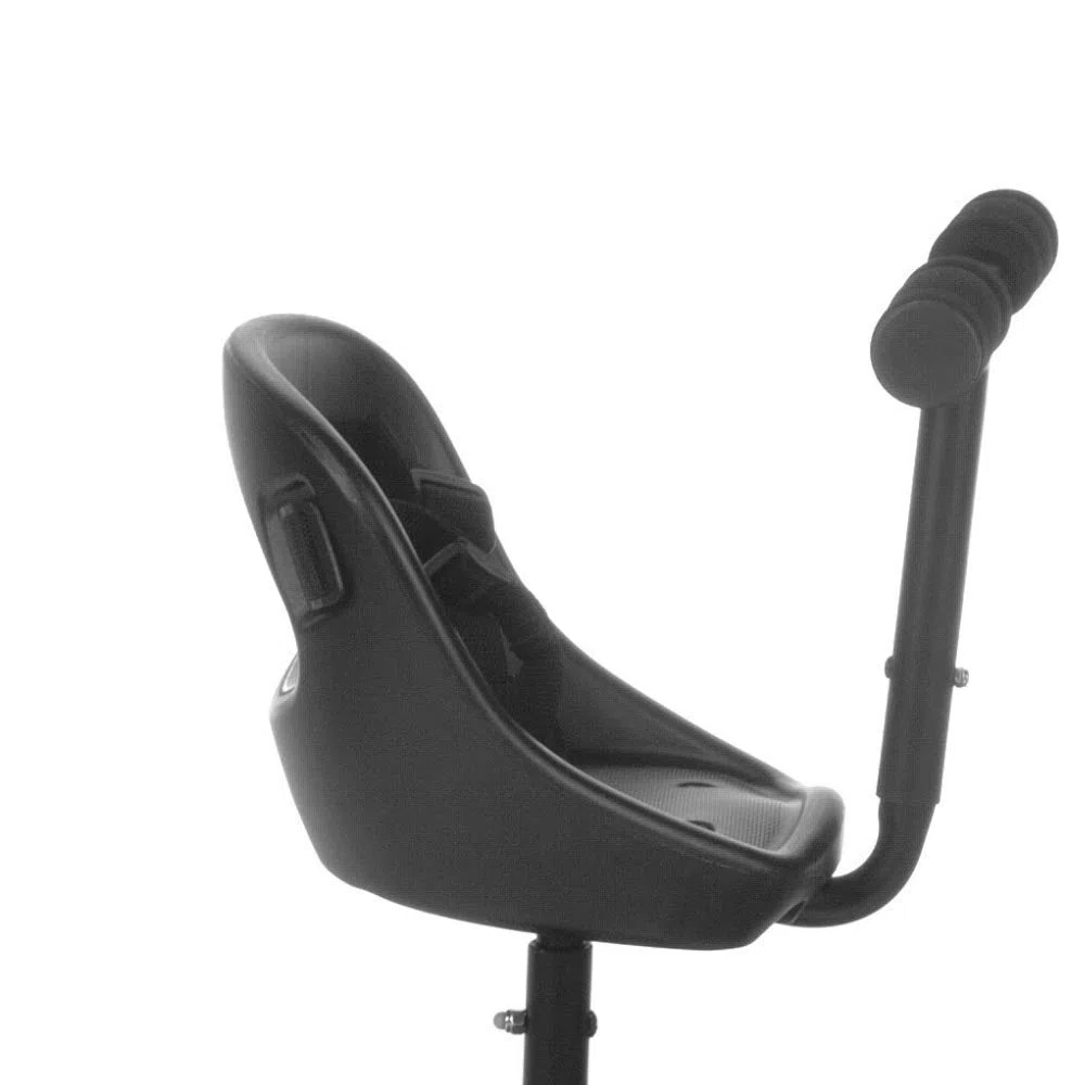 Be Cool Skate Seat Sedile per Pedana Passeggino, Compatibile con Pedana Skate Be Cool, con Imbracatura e Maniglione, Secondo Bambino fino a 15 kg, Nero