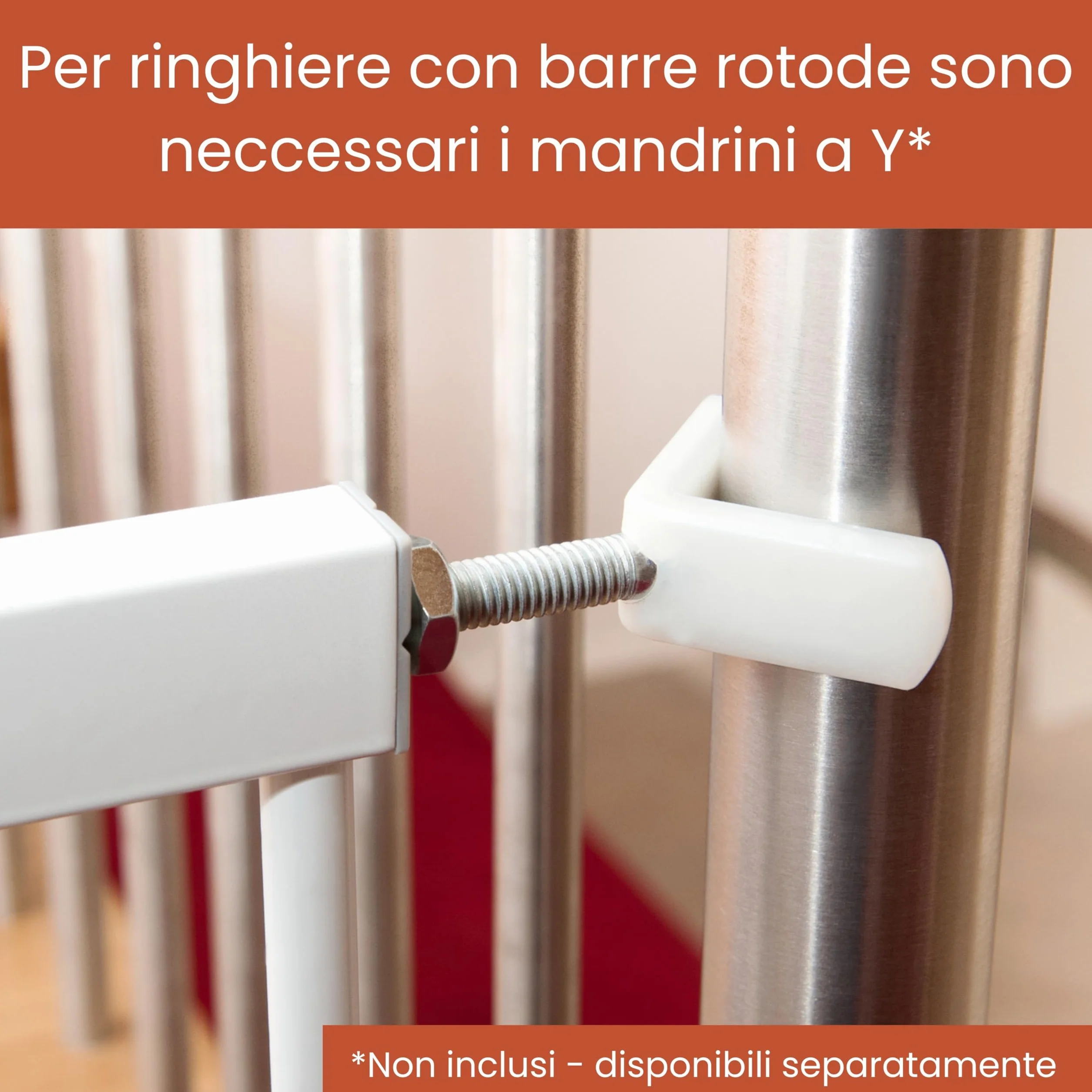 Hauck Stop N Safe 2 Cancelletto di Sicurezza Bambini e Cani 84-89 cm Barriera Porta e Scala Chiusura Manuale Montaggio a Pressione Senza Fori Interno